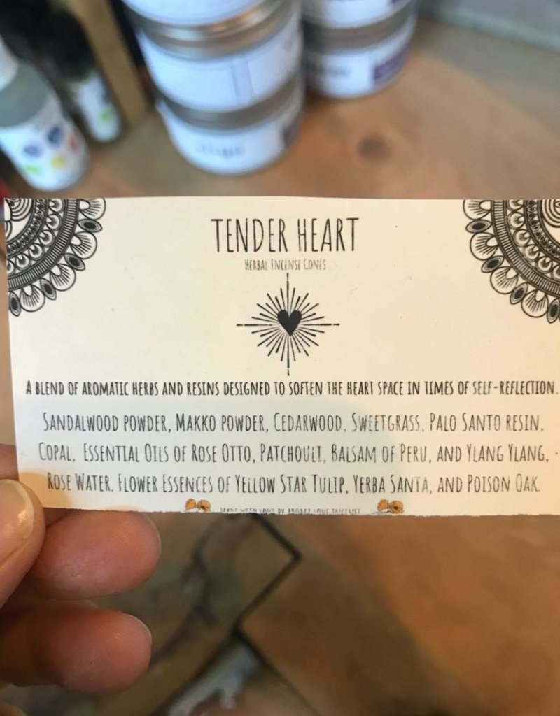 Tender Heart Incense Cones - Aroma Love
