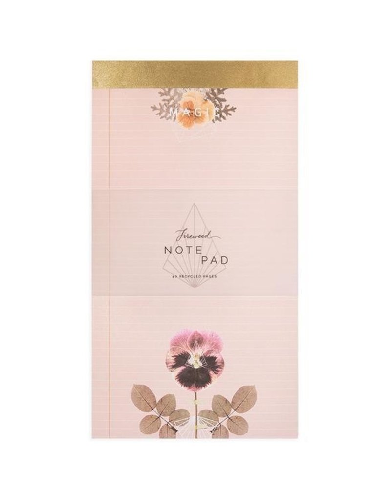 Papaya Notepad - Magic Pansy