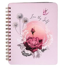 Papaya Spiral Notebook - Lavender Rose