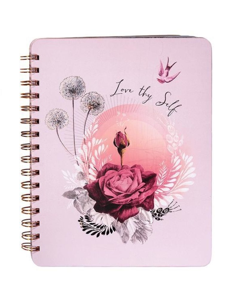 Papaya Spiral Notebook - Lavender Rose