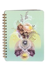 Papaya Spiral Notebook - Universe