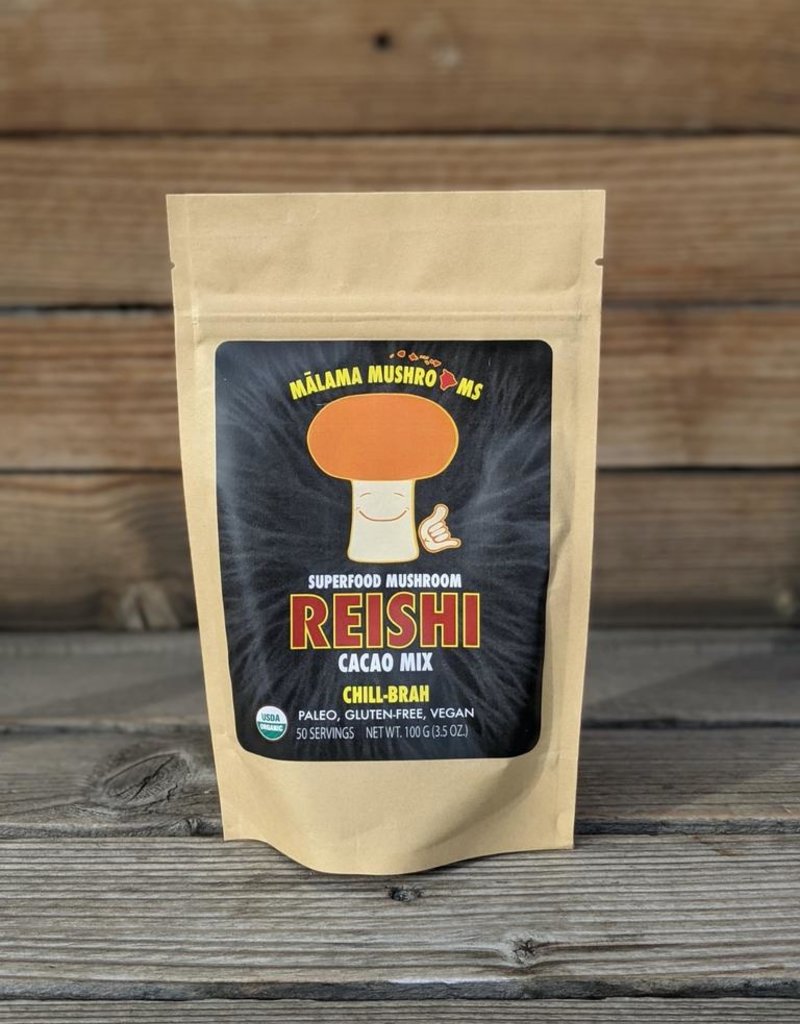 Reishi Cacao Mix - Malama Mushrooms 3.5 oz bag