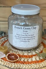 French Green Clay, bulk/oz