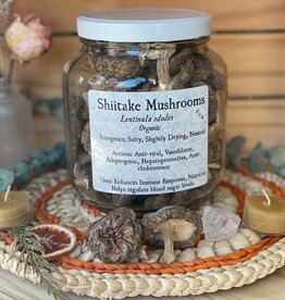 Shiitake Mushroom, dried bulk/oz