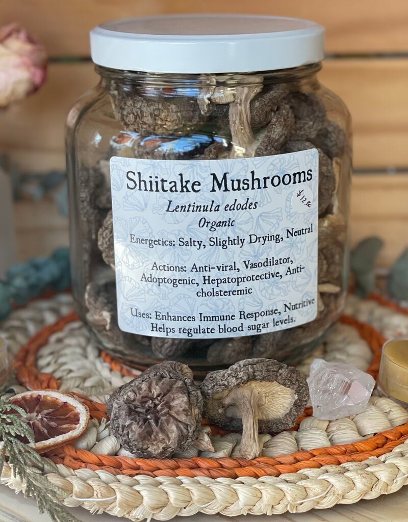 Shiitake Mushroom, dried bulk/oz