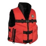 MUSTANG VEST BOATER MV3225SRD/CA INTEGRITY RED/CAR SM