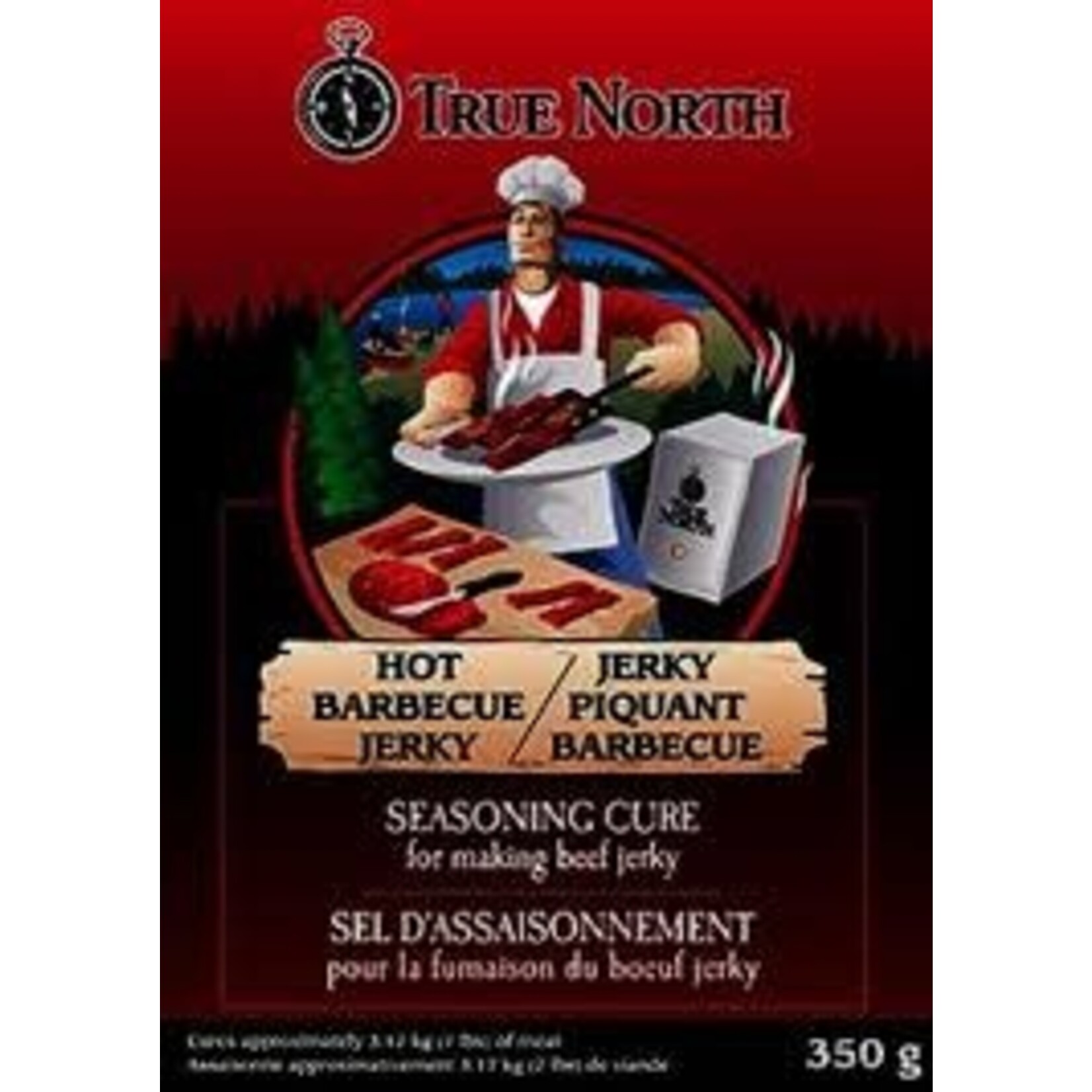 TRUE NORTH TRUE NORTH SEASONING HOT BARBECUE JERKY