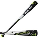 LOUISVILLE SLUGGER LOUISVILLE VAPOR 30 IN/  27 OZ/ 2 5/8 BLACK AND WHITE