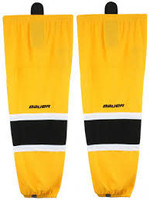 BAUER HOCKEY SOCKS WHITE YOUTH 900 SERIES S-M YELLOW/BLK/WHT