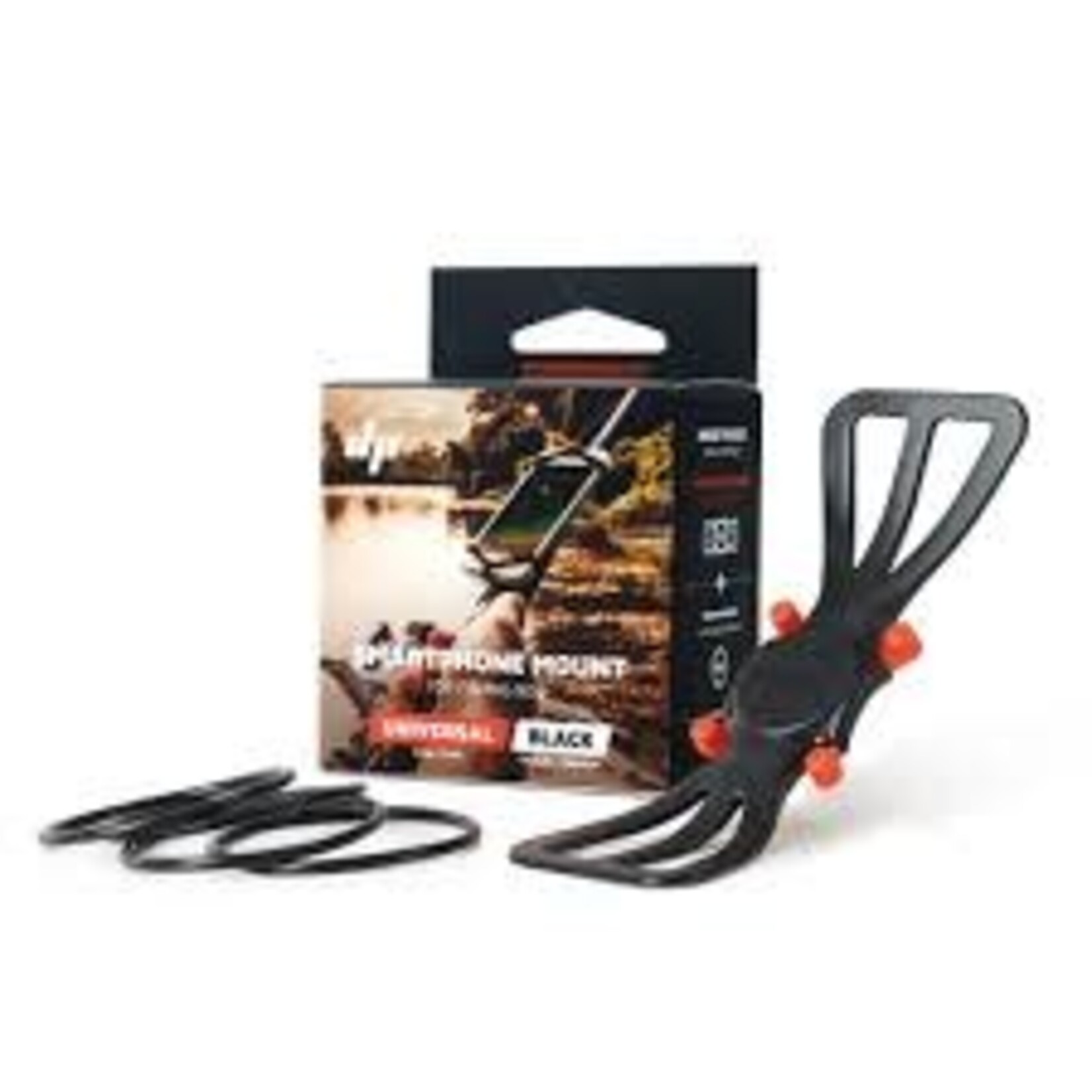 DEEPER DEEPER SMARTPHONE MOUNT ONE UNIT FOR FISHING ROD BLACK