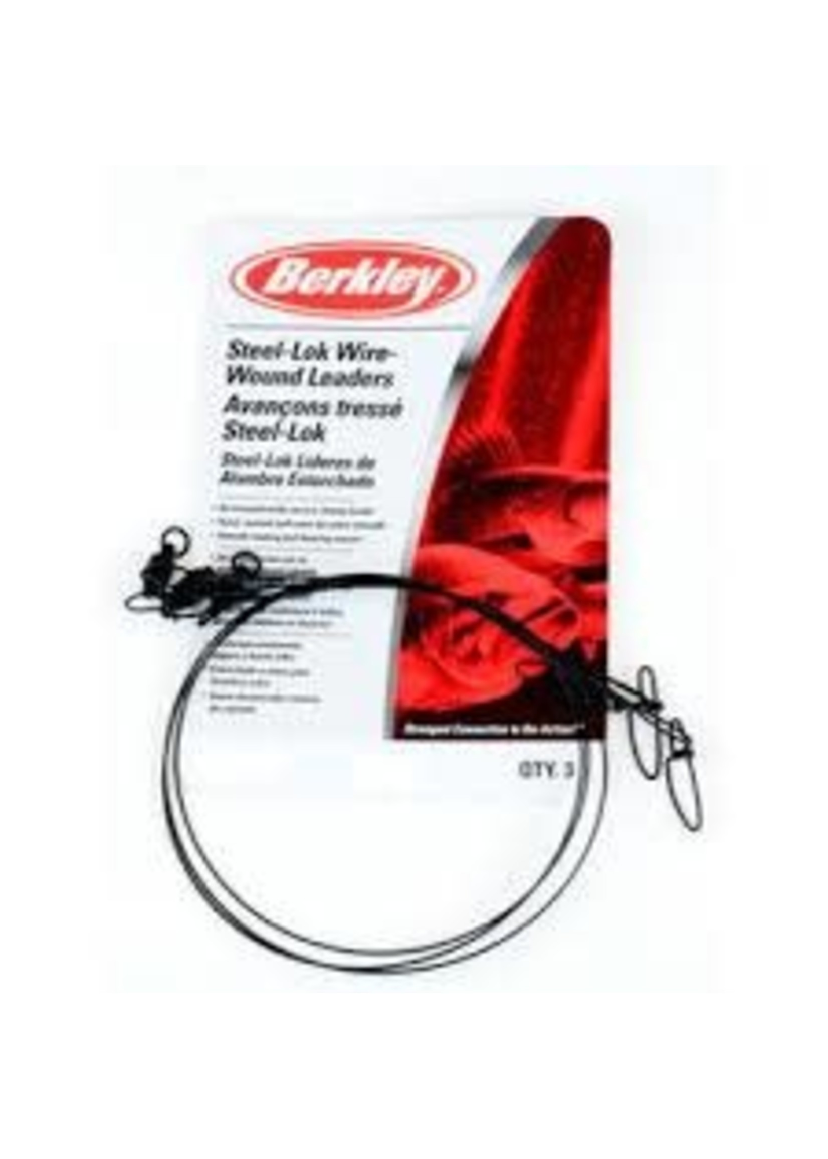 Berkley BERKLEY NKL.3PK LEADER 6" 30#