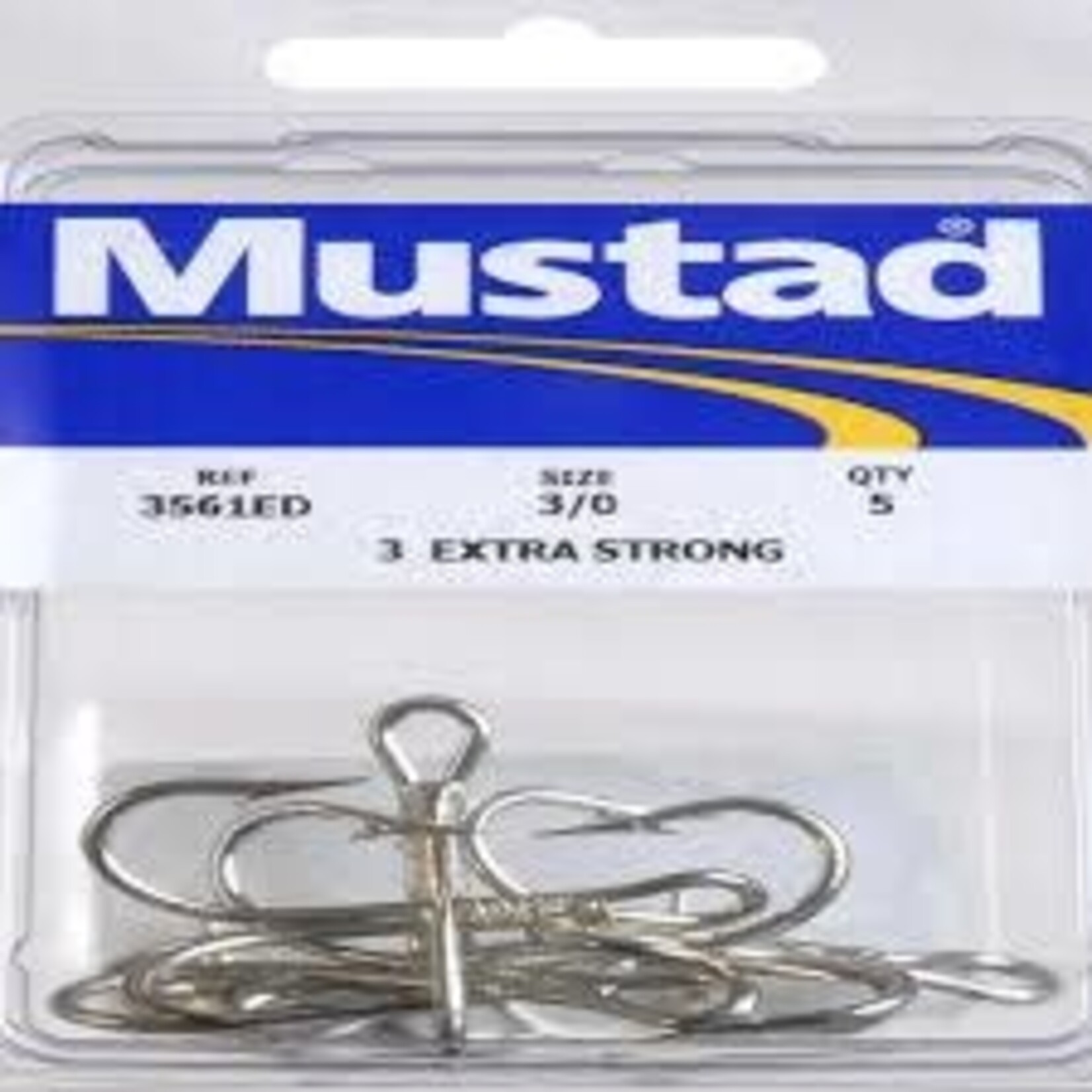 MUSTAD TREBLE HK DURATIN 3X 3/0 5PK