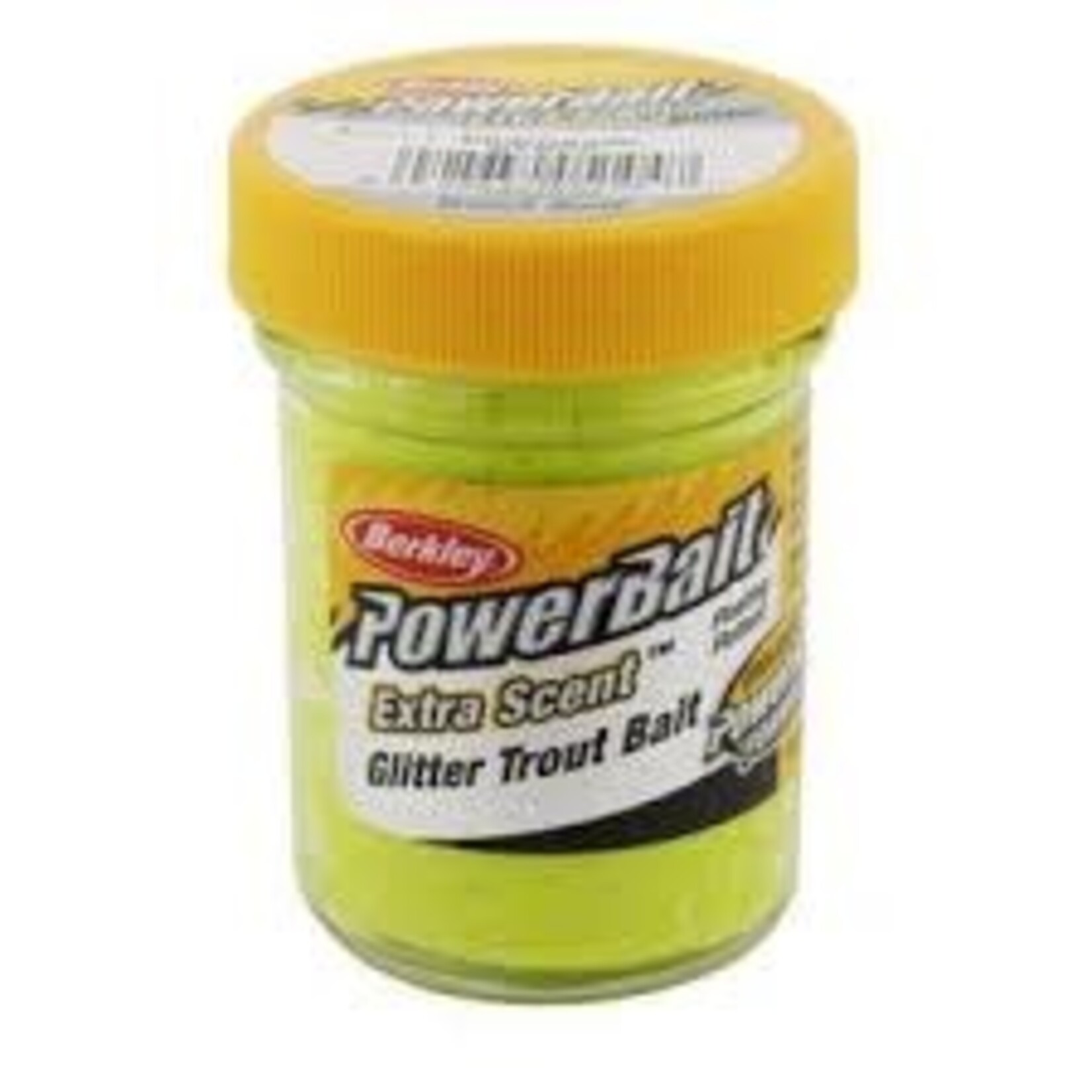 Berkley BERKLEY TROUT BAIT CHARTREUSE 1.75 OZ JAR BERKLEY STBGC POWERBAIT GLITTER