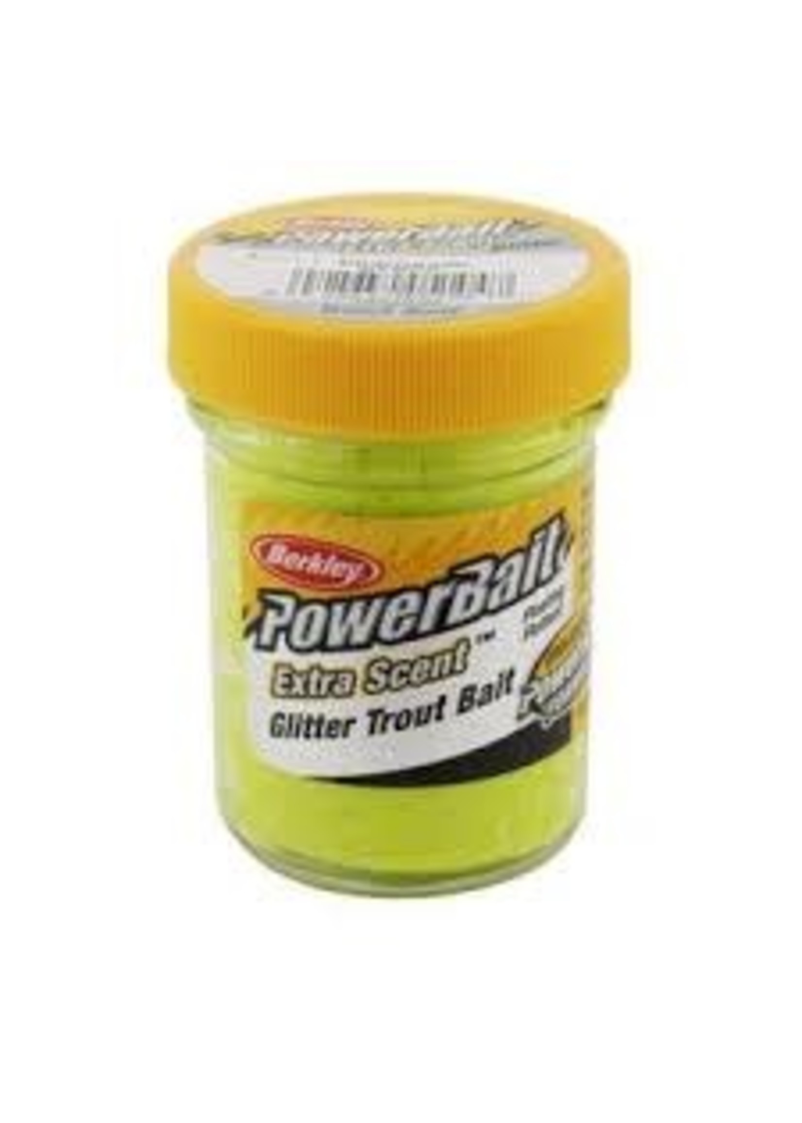 Berkley BERKLEY TROUT BAIT CHARTREUSE 1.75oz JAR BERKLEY STBGC POWERBAIT GLITTER