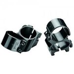 Weaver WEAVER 49513 RINGS 1" SEE THRU DETACHABLE BLK 49513