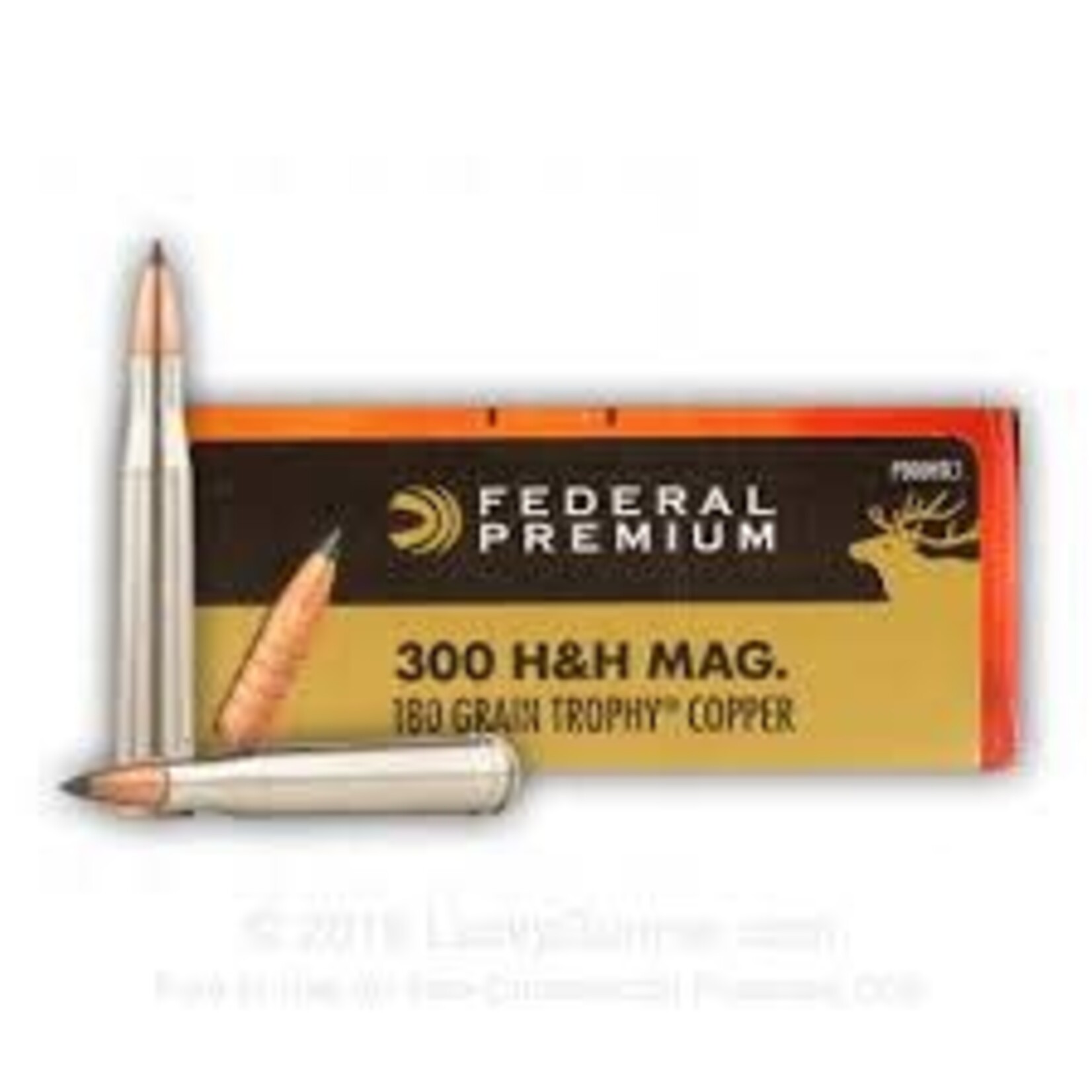FEDERAL FEDERAL 300 H&H MAG 180 GRAIN TROPHY COPPER