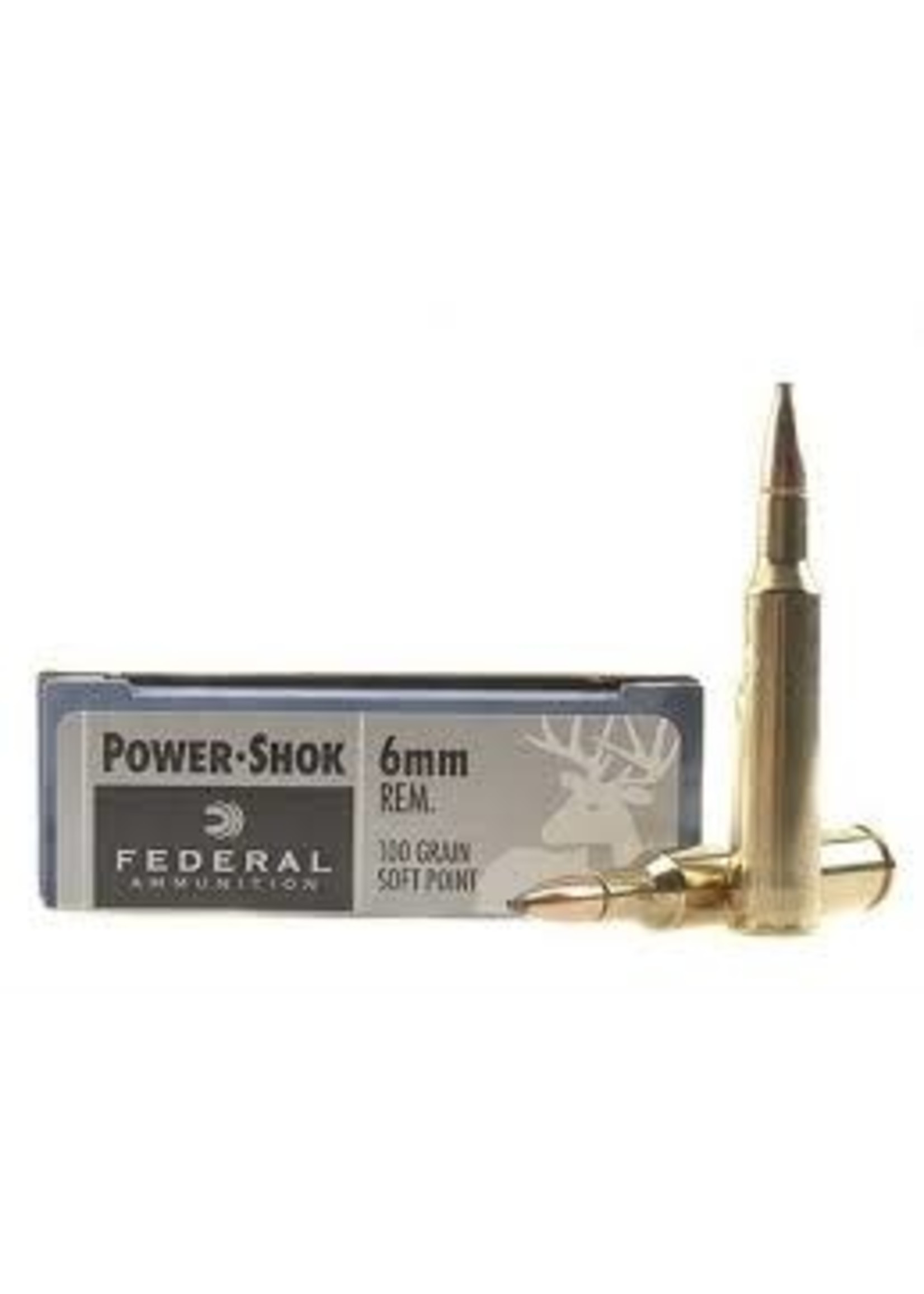 FEDERAL FEDERAL 6MM REM 100 GRAIN SP