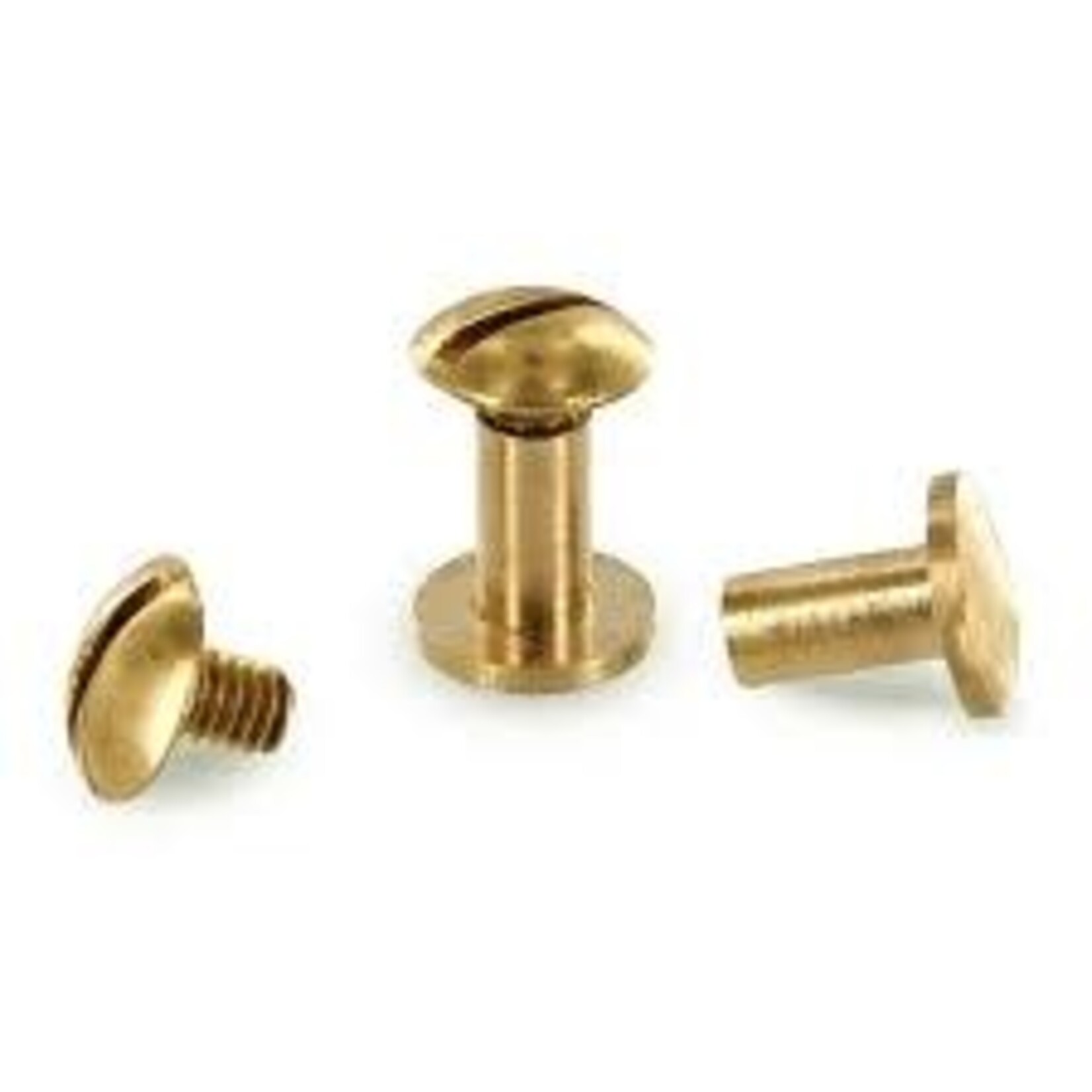 UNCLE MIKE'S CHICAGO BOLT SCREW SET BRASS