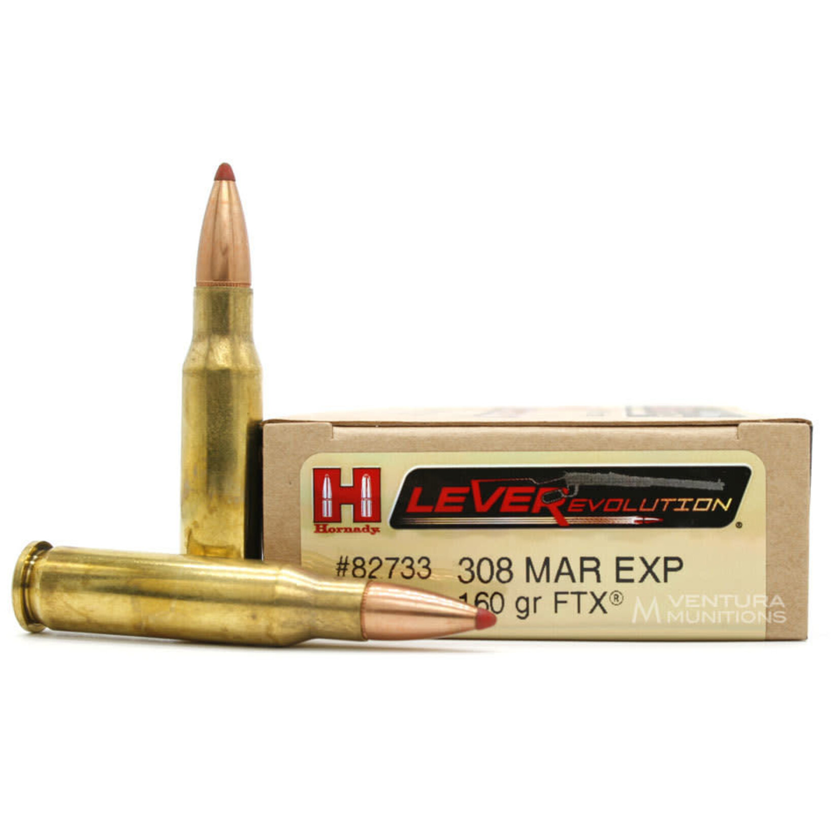 HORNADY HORNADY 308 MARLIN EXPRESS 160 GRAIN FTX LEVEREVOLUTION