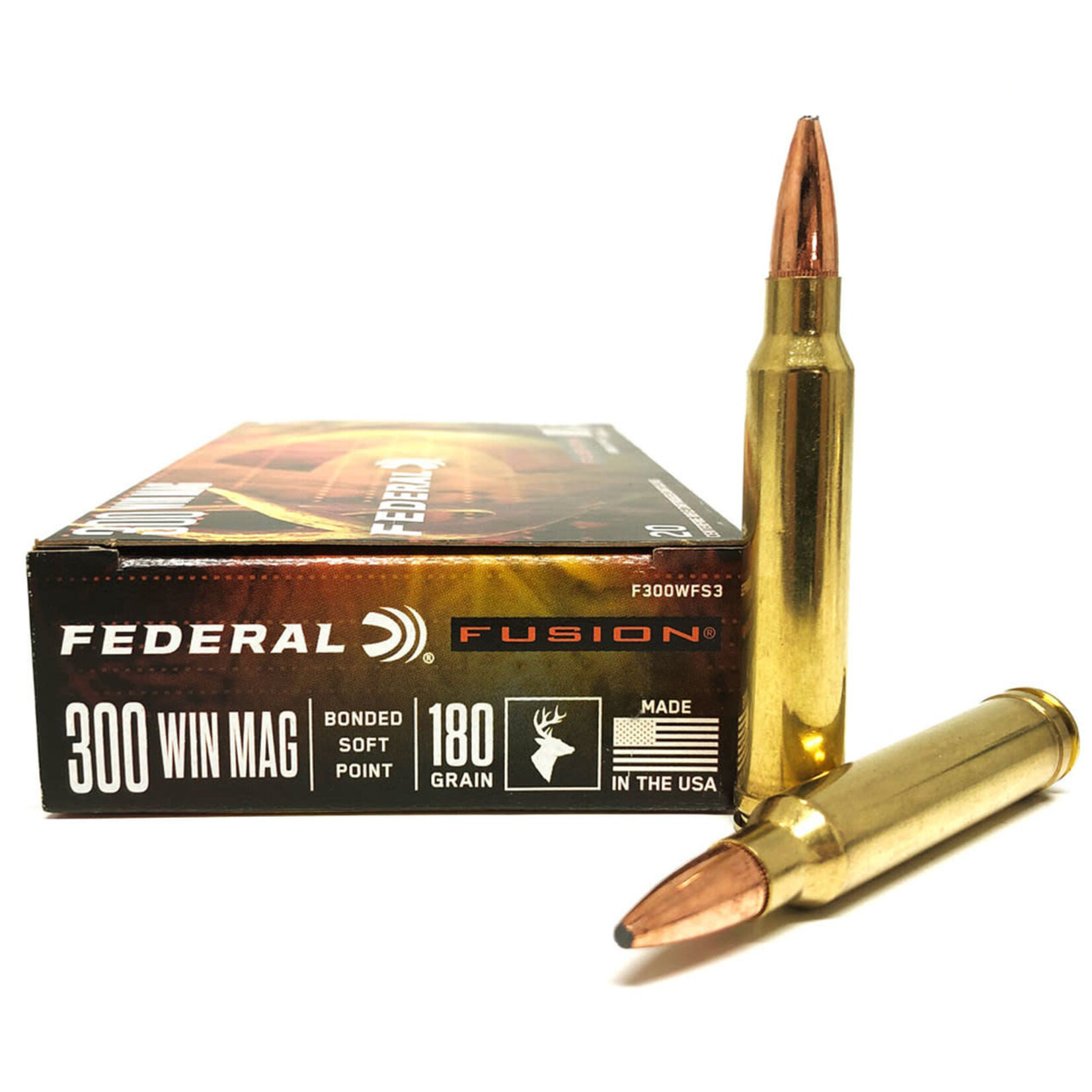 FEDERAL FEDERAL 300 WIN MAG FUSION 180 GR BONDED SP 20 RDS