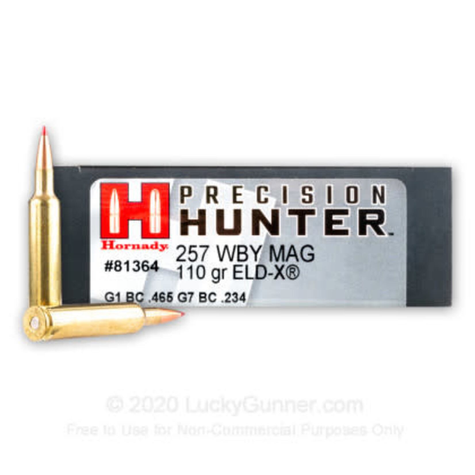 HORNADY HORNADY 257 WBY MAG 110 GRAIN ELD-X PREC. HUNTER