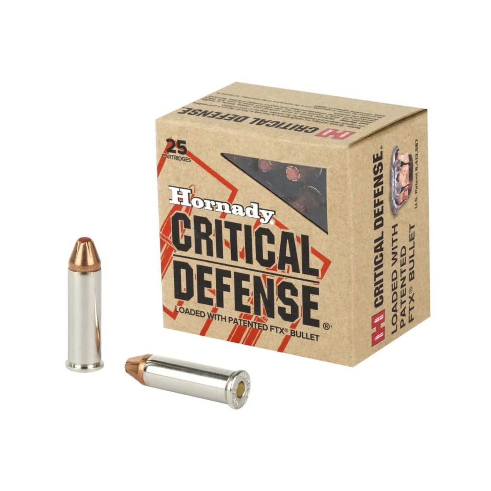 HORNADY HORNADY 38 SPL SPECIAL 110 GR FTX 25RND CRITICAL DEFENSE
