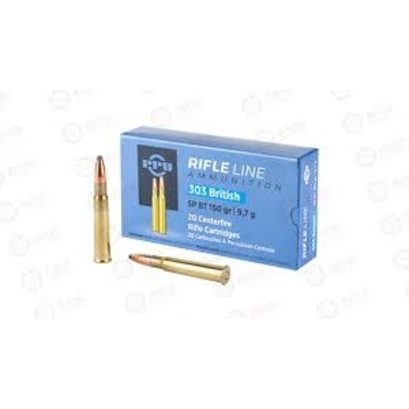 PPU PPU RIFLE LINE AMMUNITION 303 BRITISH SP BT 150GR