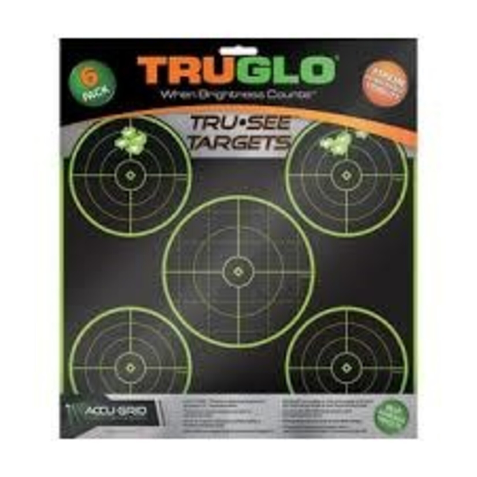 TRUGLO TRUGLO TG10A6 TARGET 100 YD 12x12 6 PK