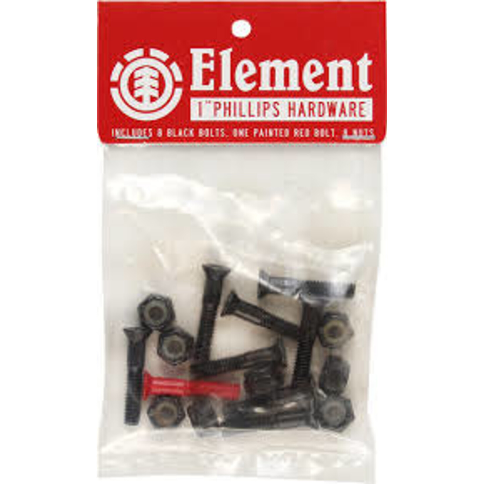 ELEMENT ELEMENT HARDWARE SINGLE SET PHILLIPS 1"