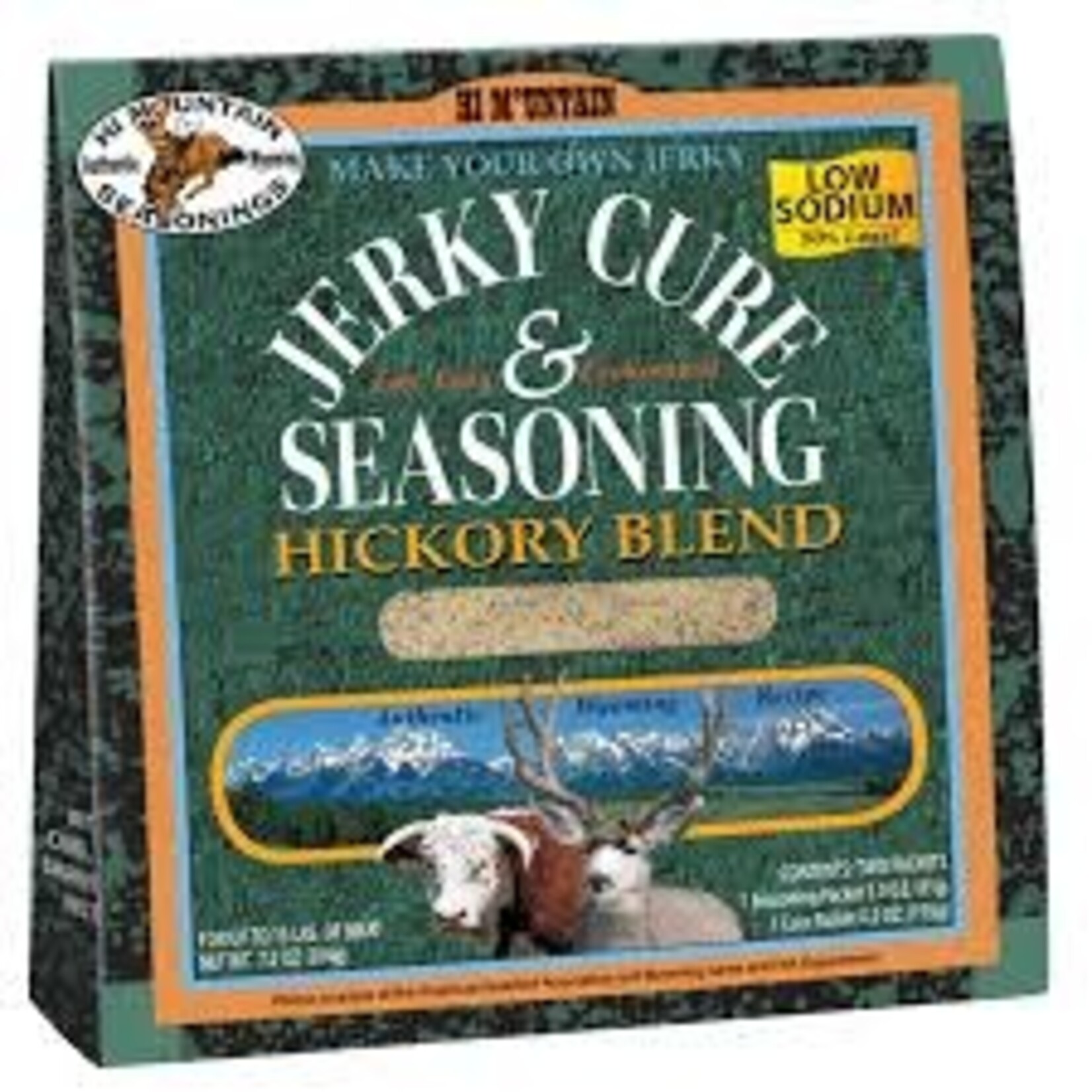 Hi Mountain HI MOUNTAIN JERKY CURE & SEASONING HICKORY BLEND (LOW SODIUM)