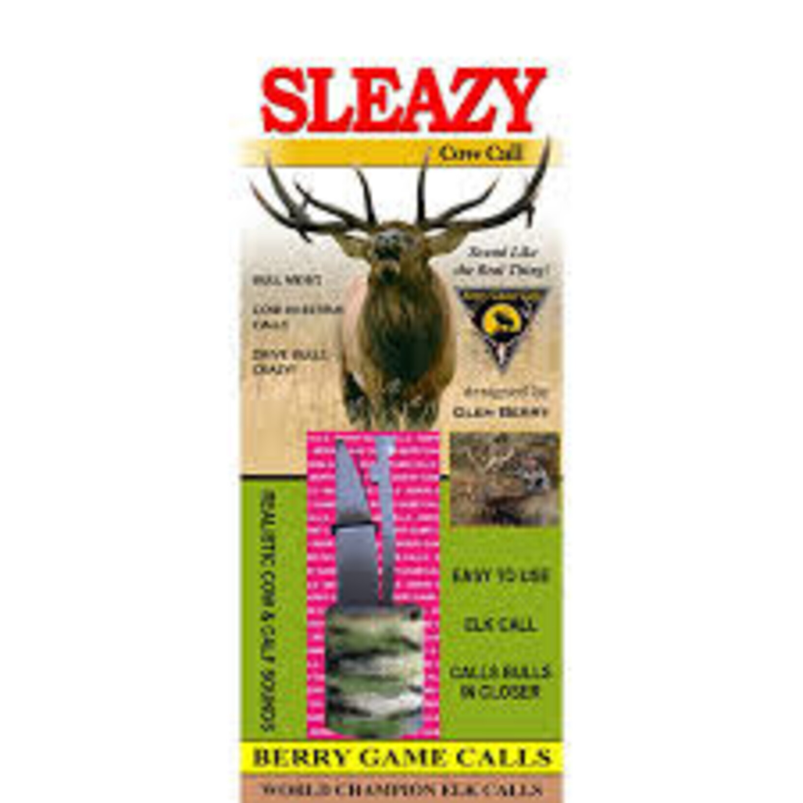 BERRY GAME CALLS BERRY SLEAZY COW CALL