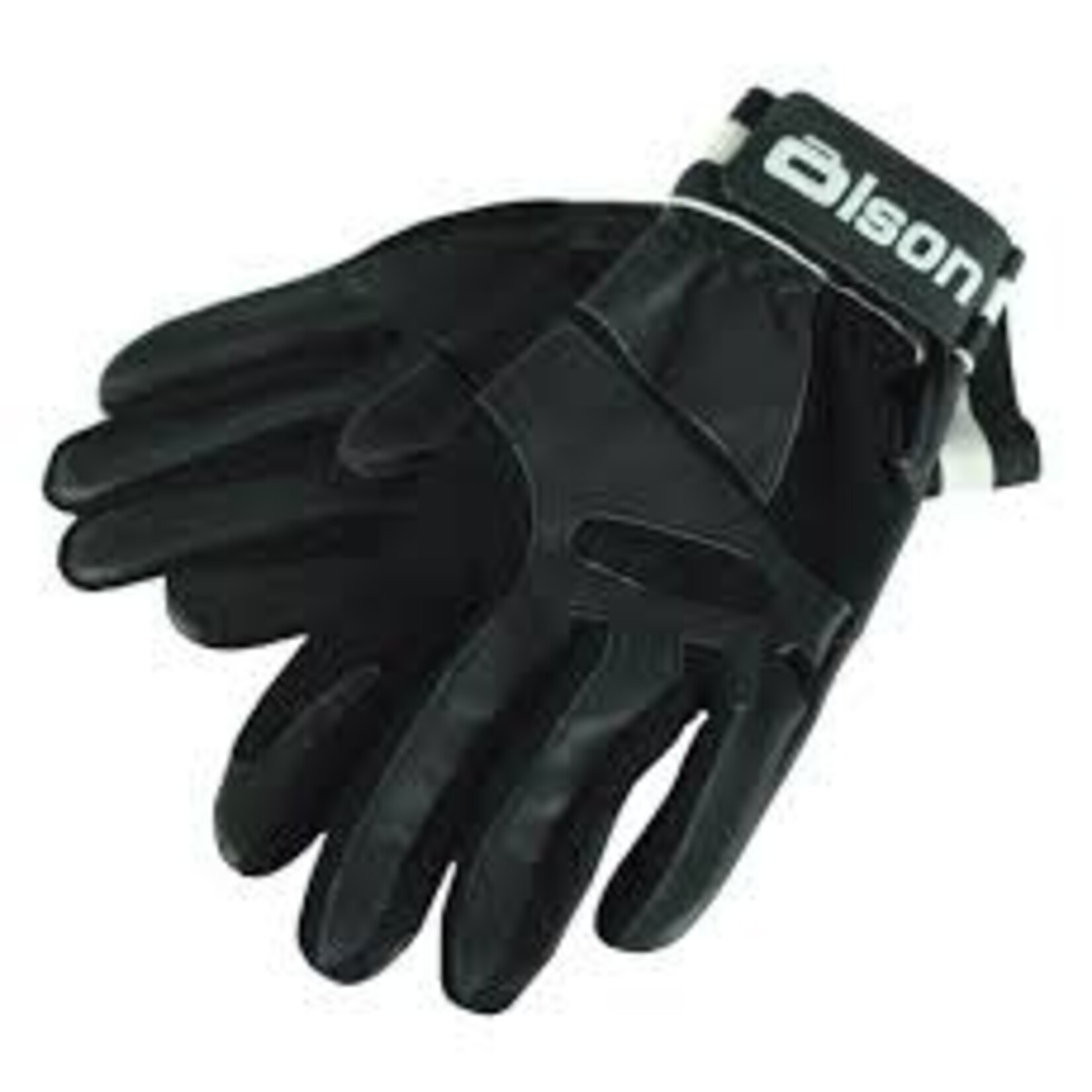 OLSON CURLING OLSON ULTRAFIT BLACK LEATHER GLOVES