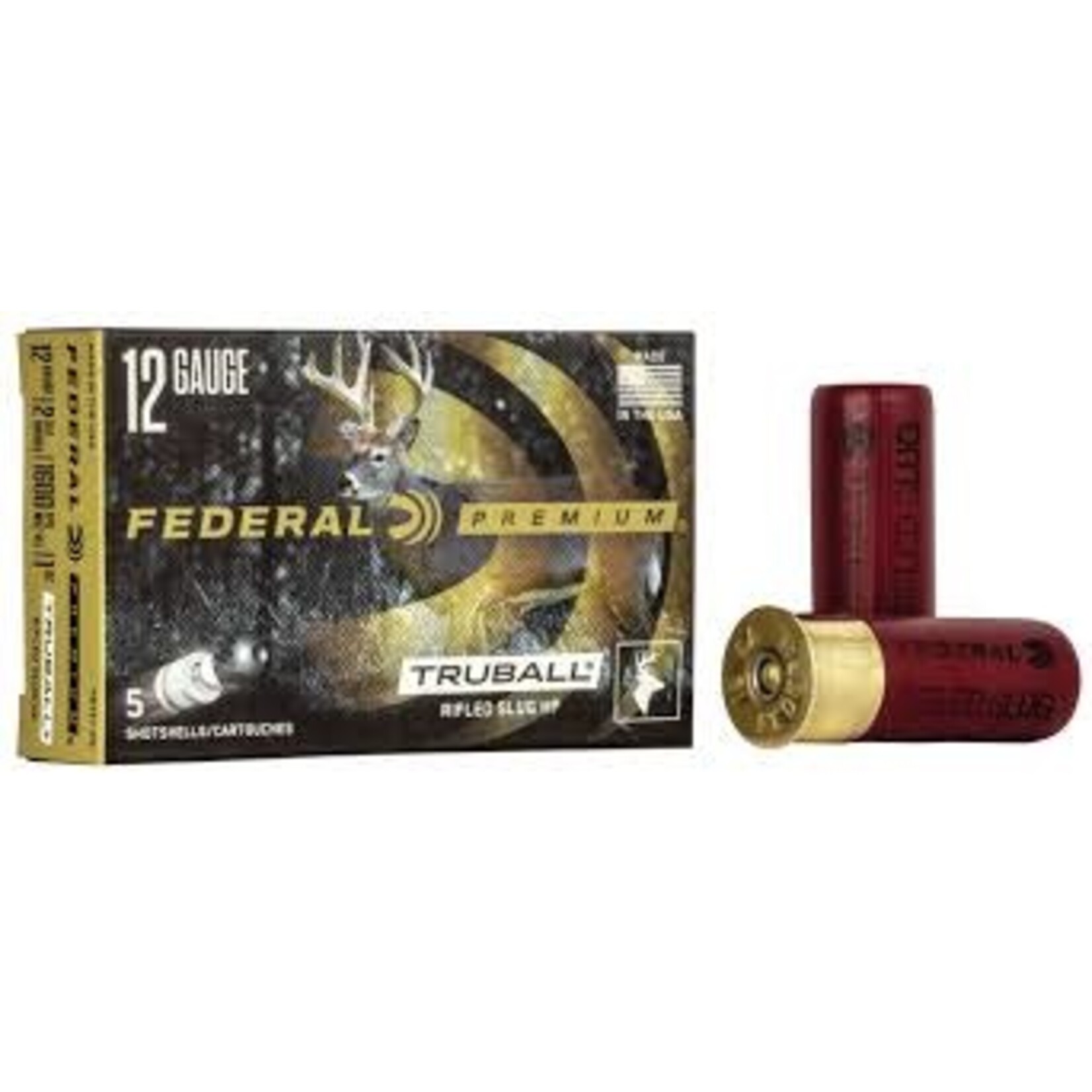 FEDERAL FEDERAL 12 GA 2 3/4" 1 OZ RIFLED SLUG HP TRUBALL PREMIUM