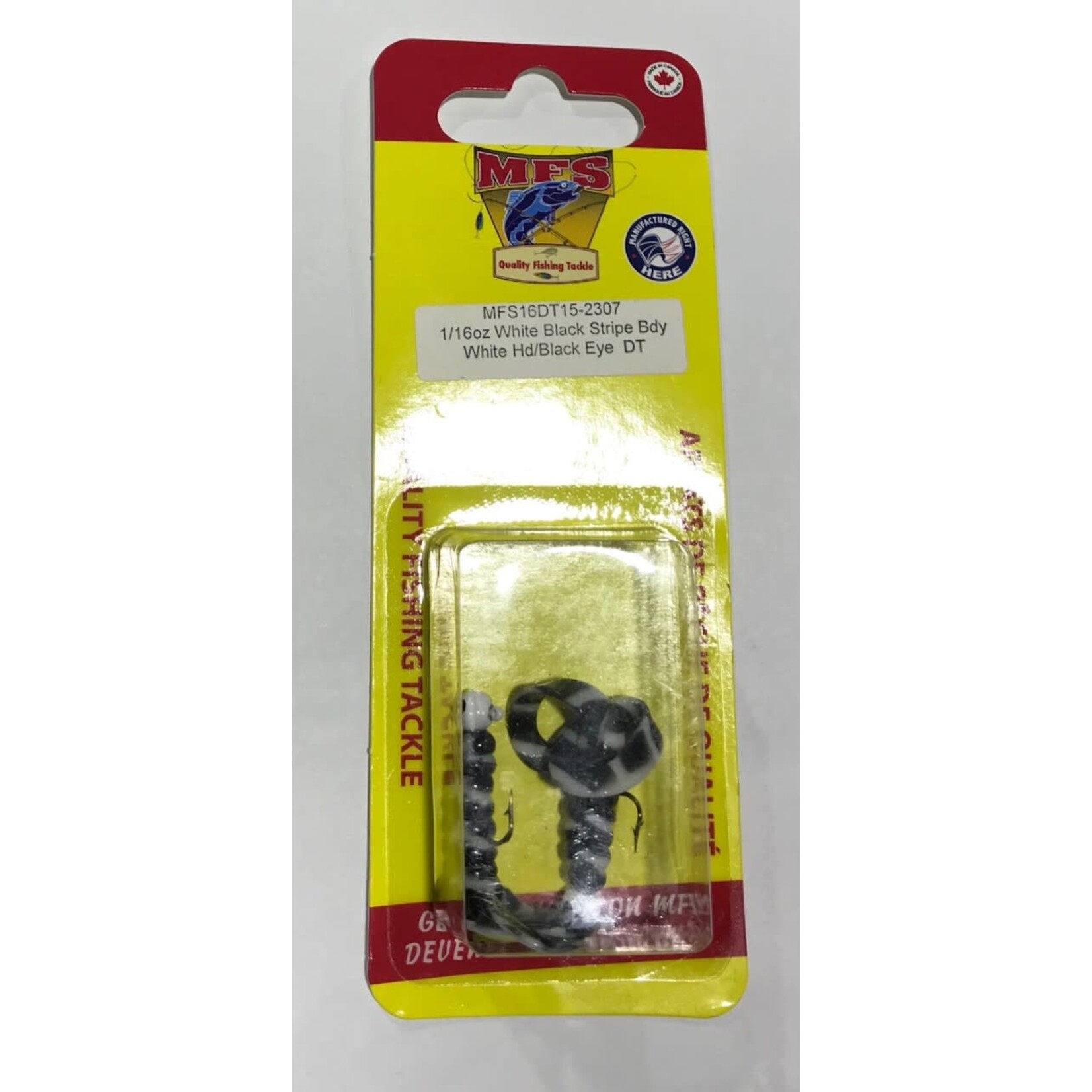 MFS MFS JIGS TIGER STRIPE DOUBLE TAIL 1/16oz 2PK