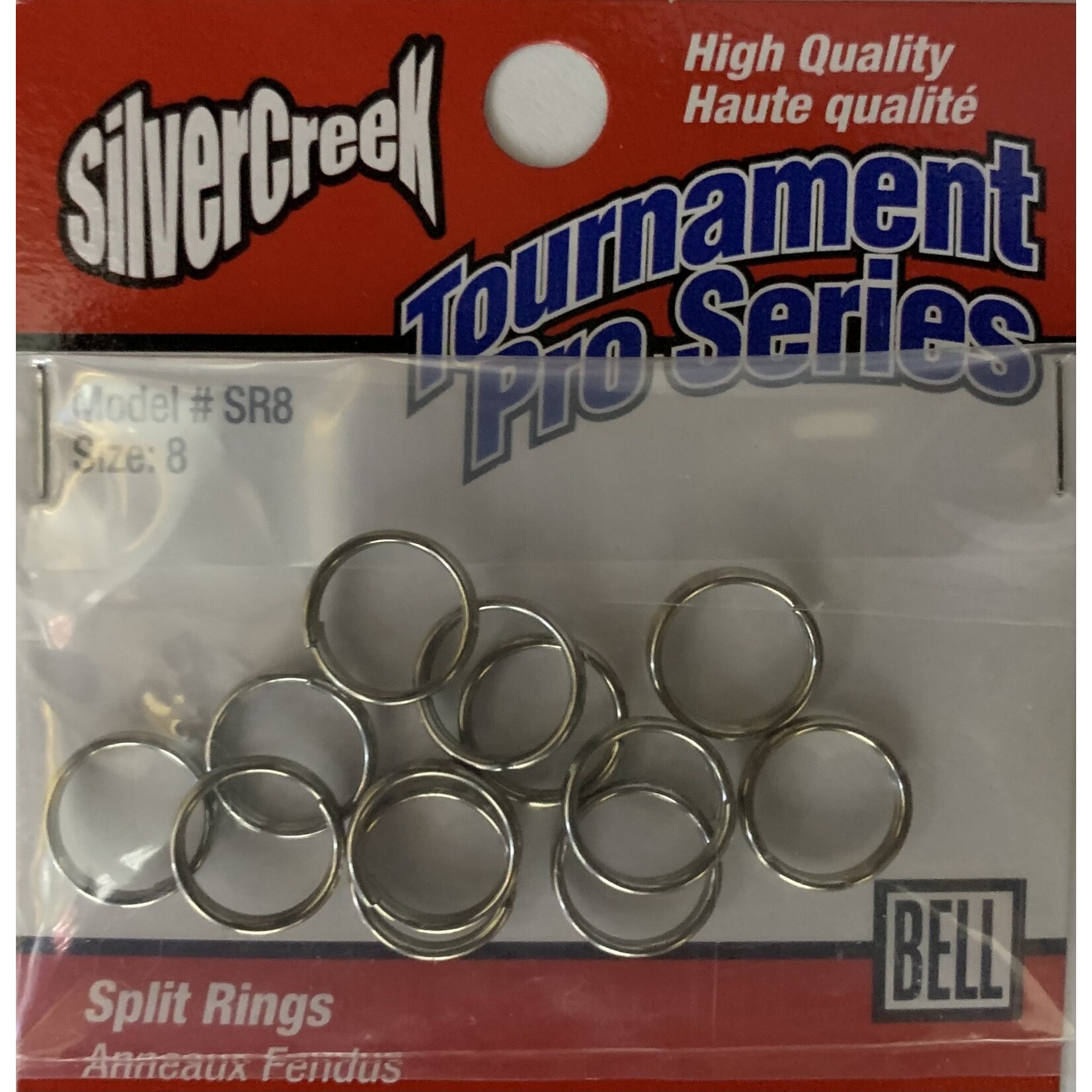 BELL OUTDOOR PRODUCTS SILVER CREEK SPLIT RINGS 12PER PK