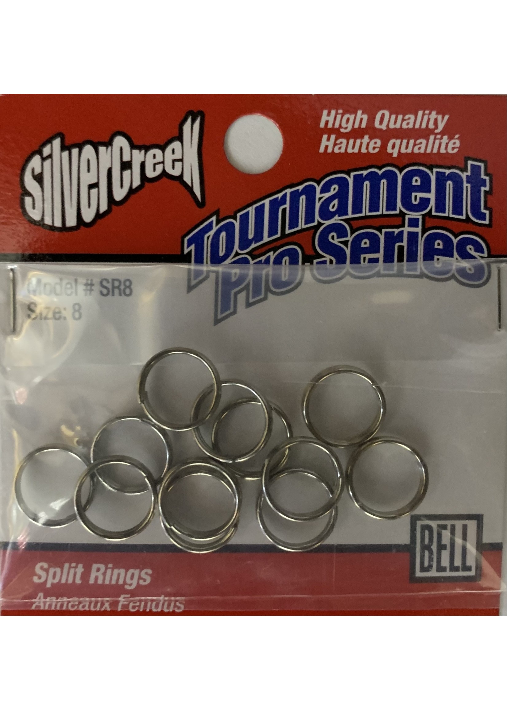 BELL OUTDOOR PRODUCTS SILVER CREEK SPLIT RINGS 12PER PK