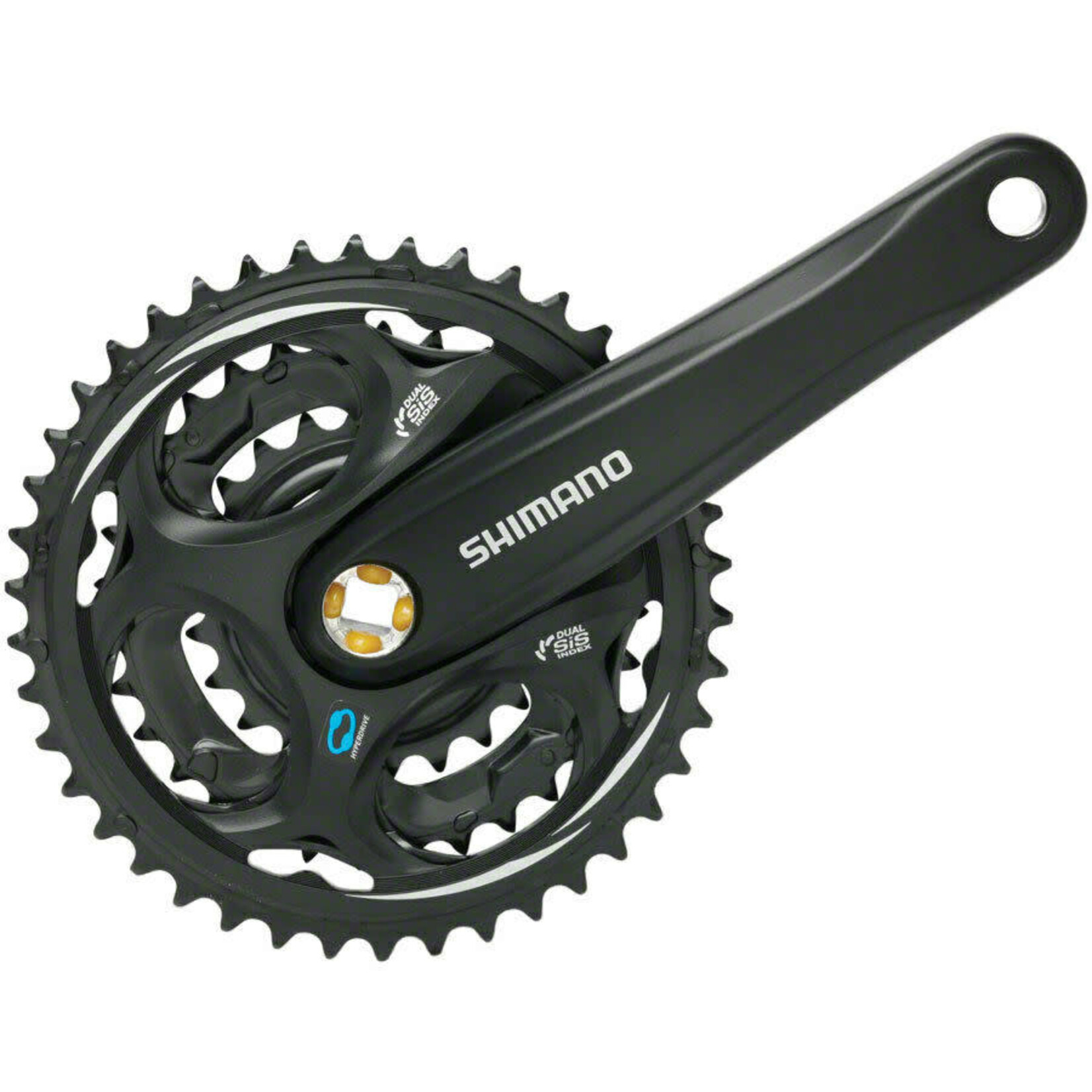 Shimano SHIMANO CRANK SET 7/8 SPEED 170 (SILVER IN COLOR)
