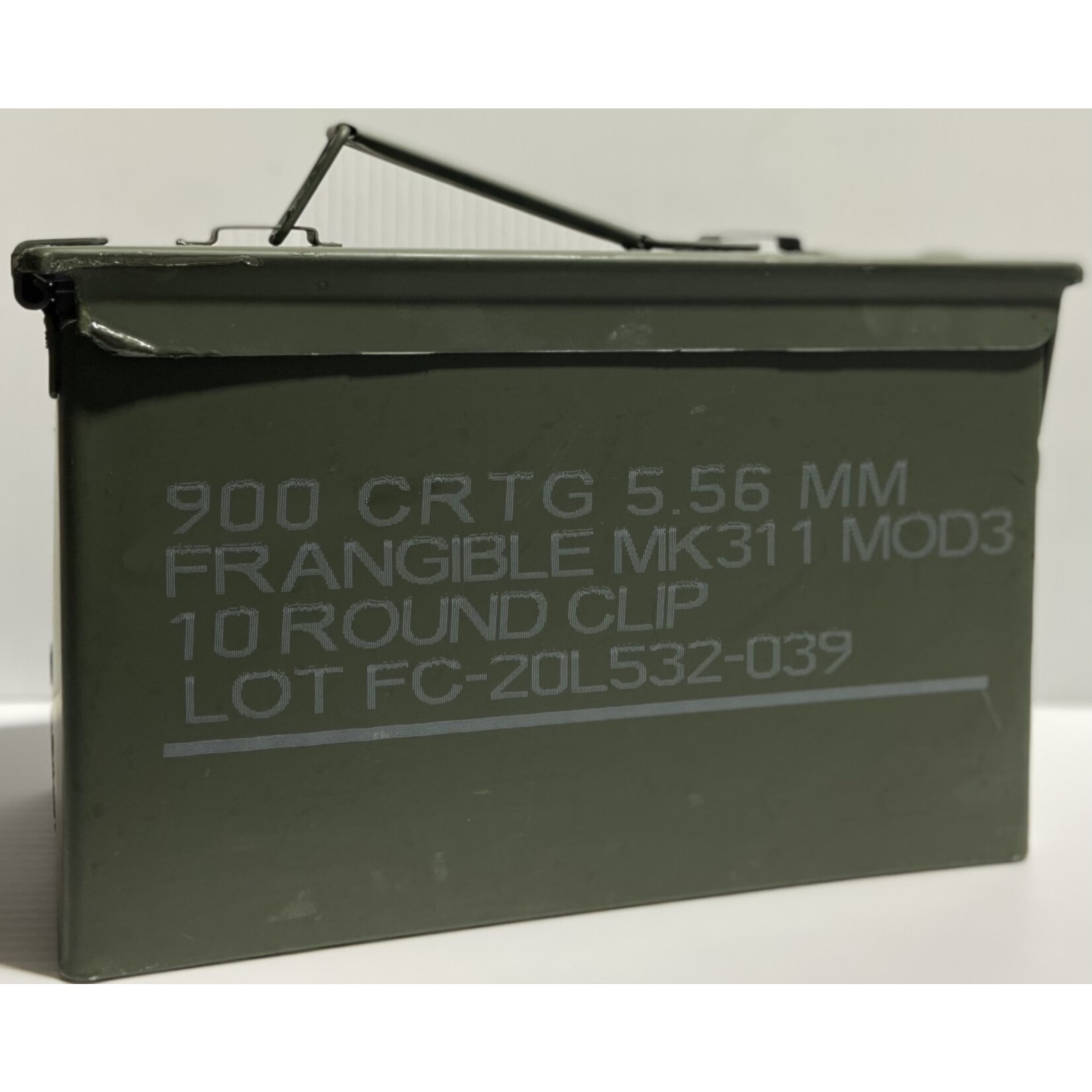 AMMO CAN NEW METAL U.S C. 50