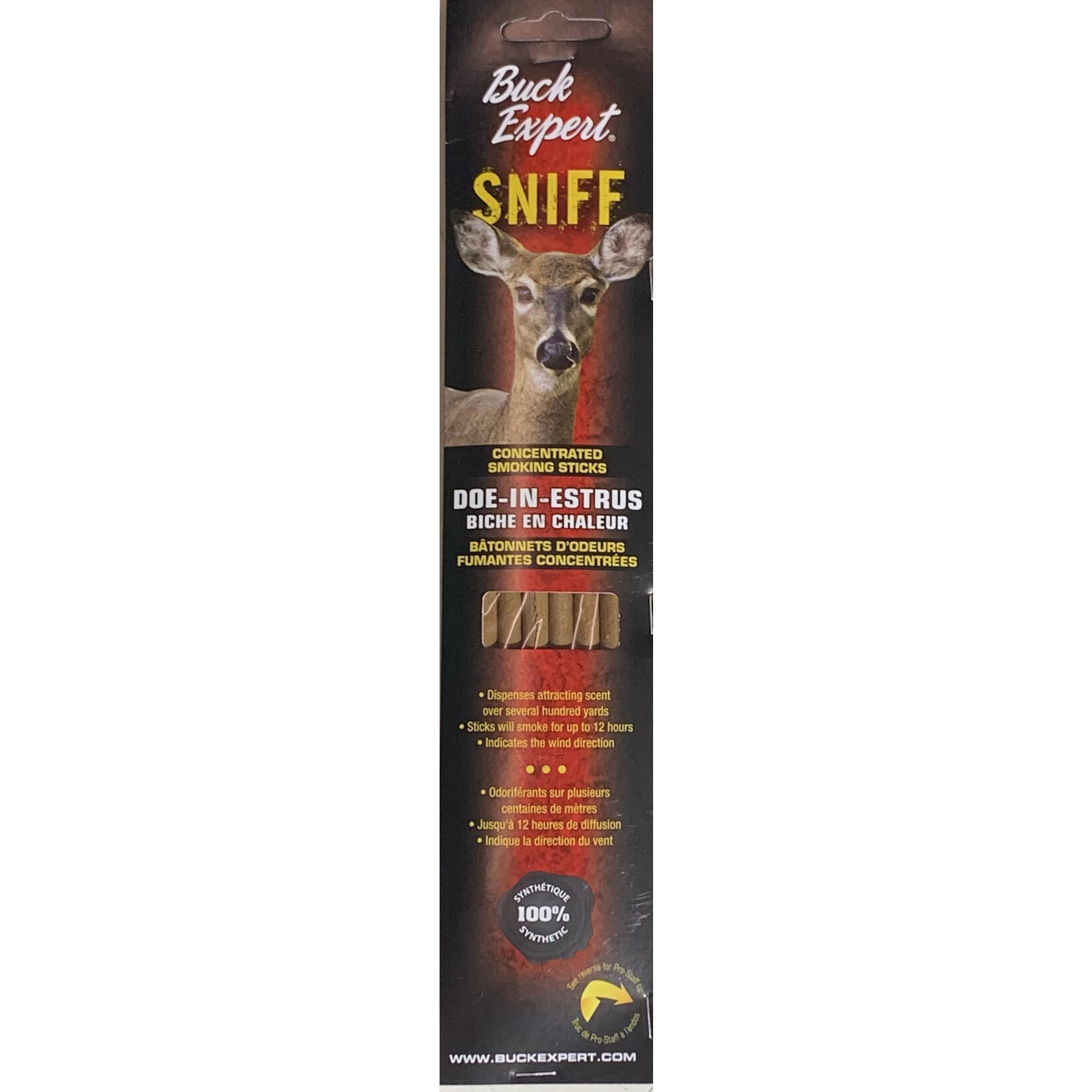 BUCK EXPERT BUCK EXPERT MOOSE COW-IN-HEAT URINE CONCENTRATED SMOKING STICKS