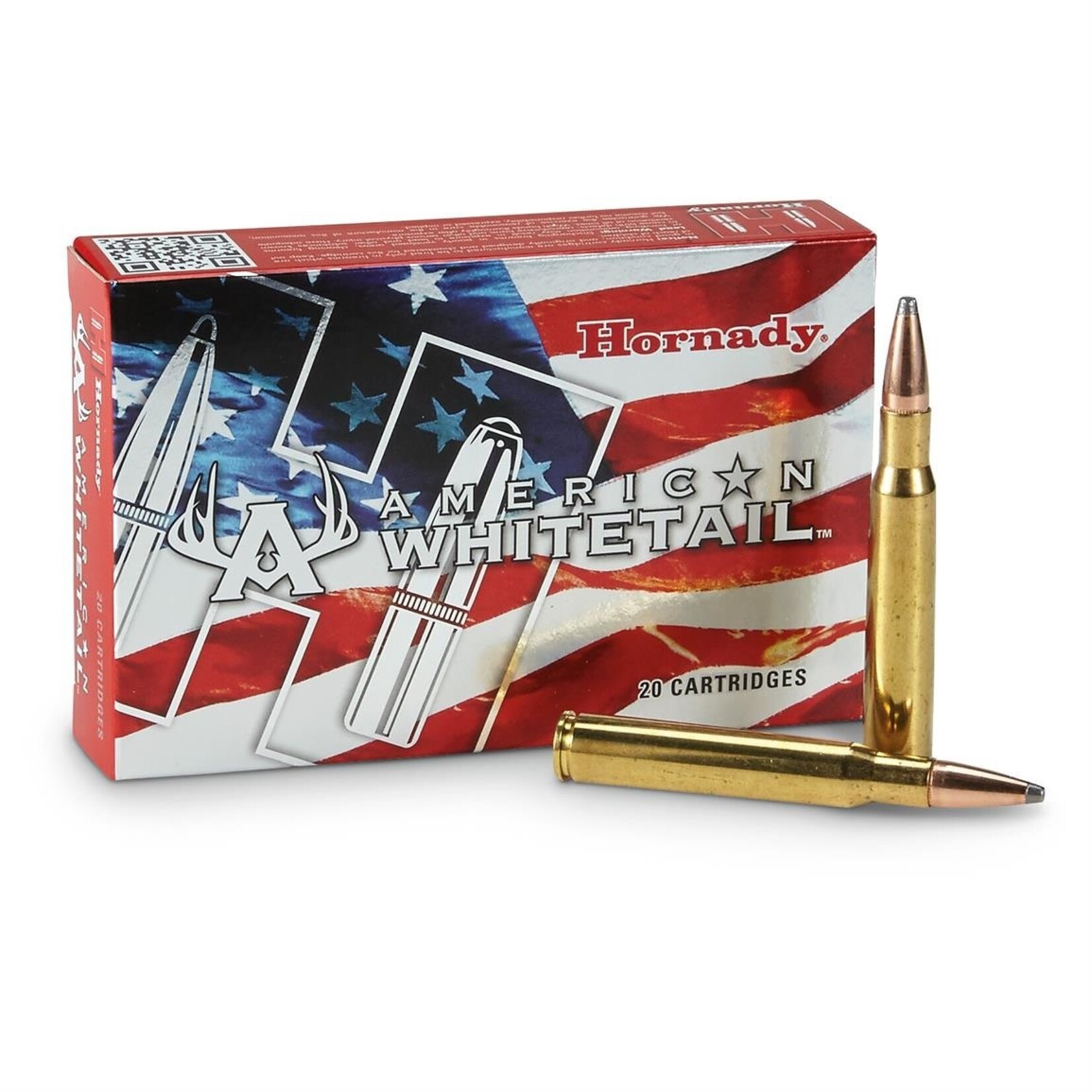 HORNADY HORNADY 308 WIN AMERICAN WHITETAIL 165 GR INTERLOCK AMMO