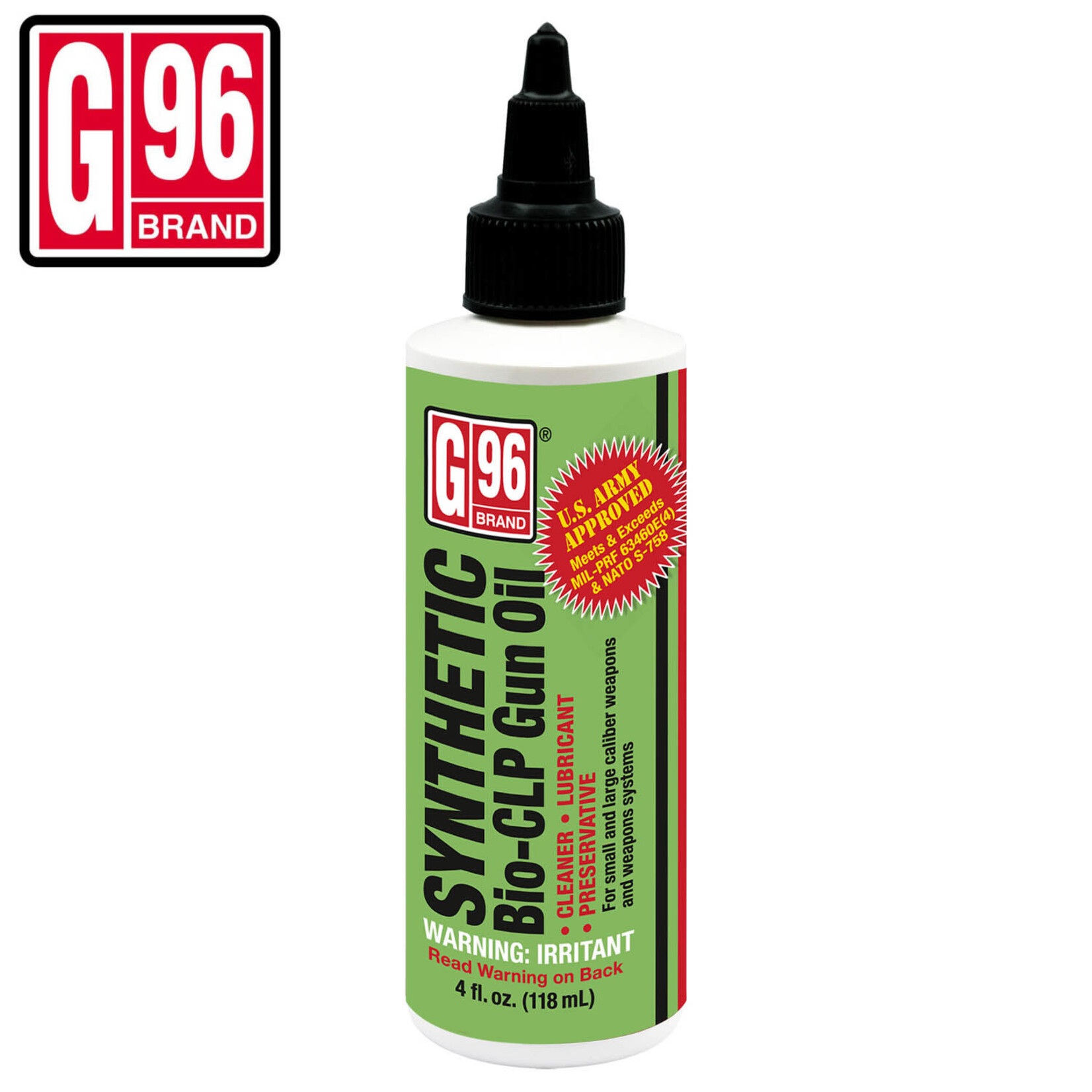 G96 G96 GUN OIL SYNTHETIC BIO-CLP 4OZ