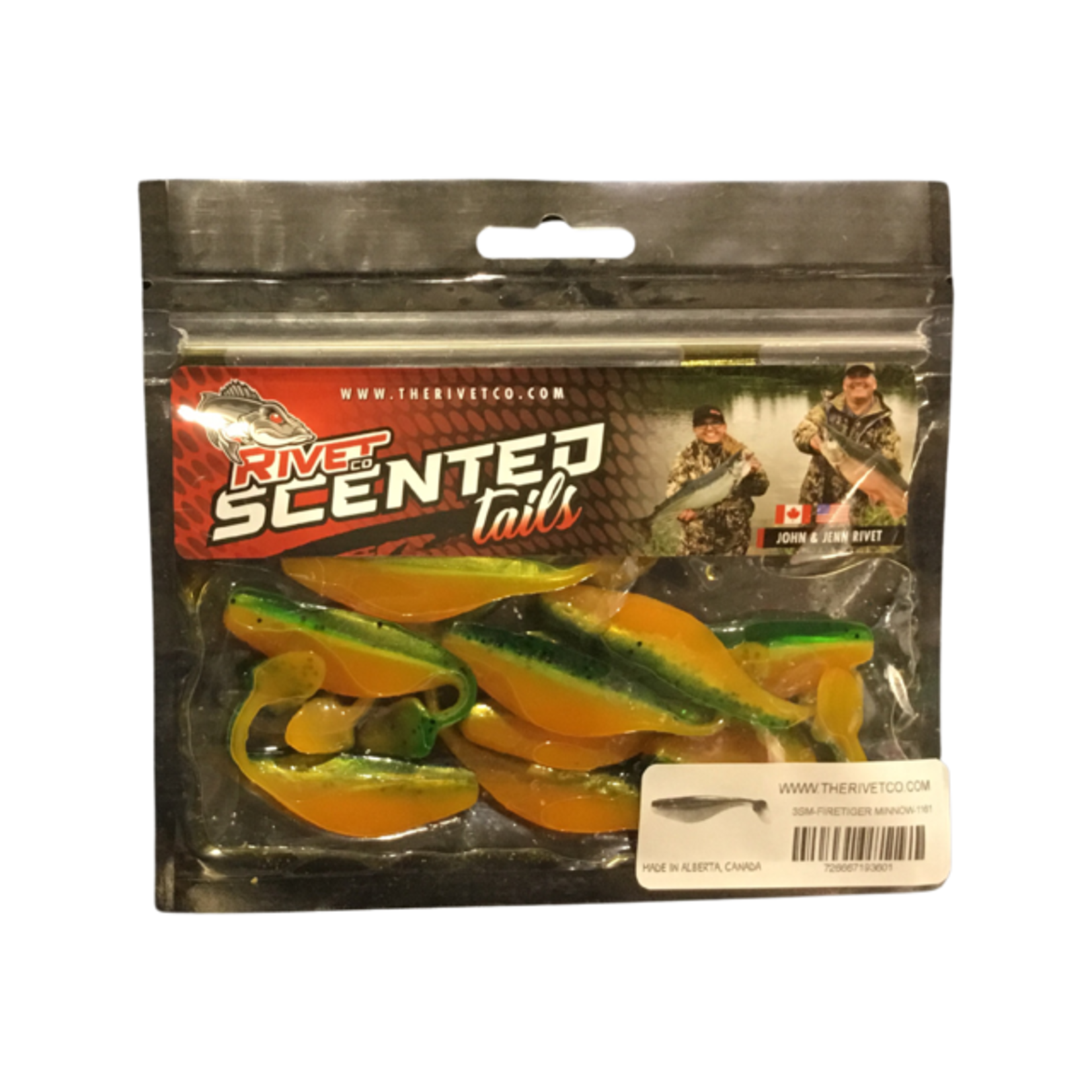 THE RIVET CO THE RIVET CO. SCENTED TAILS MINNOW 3"
