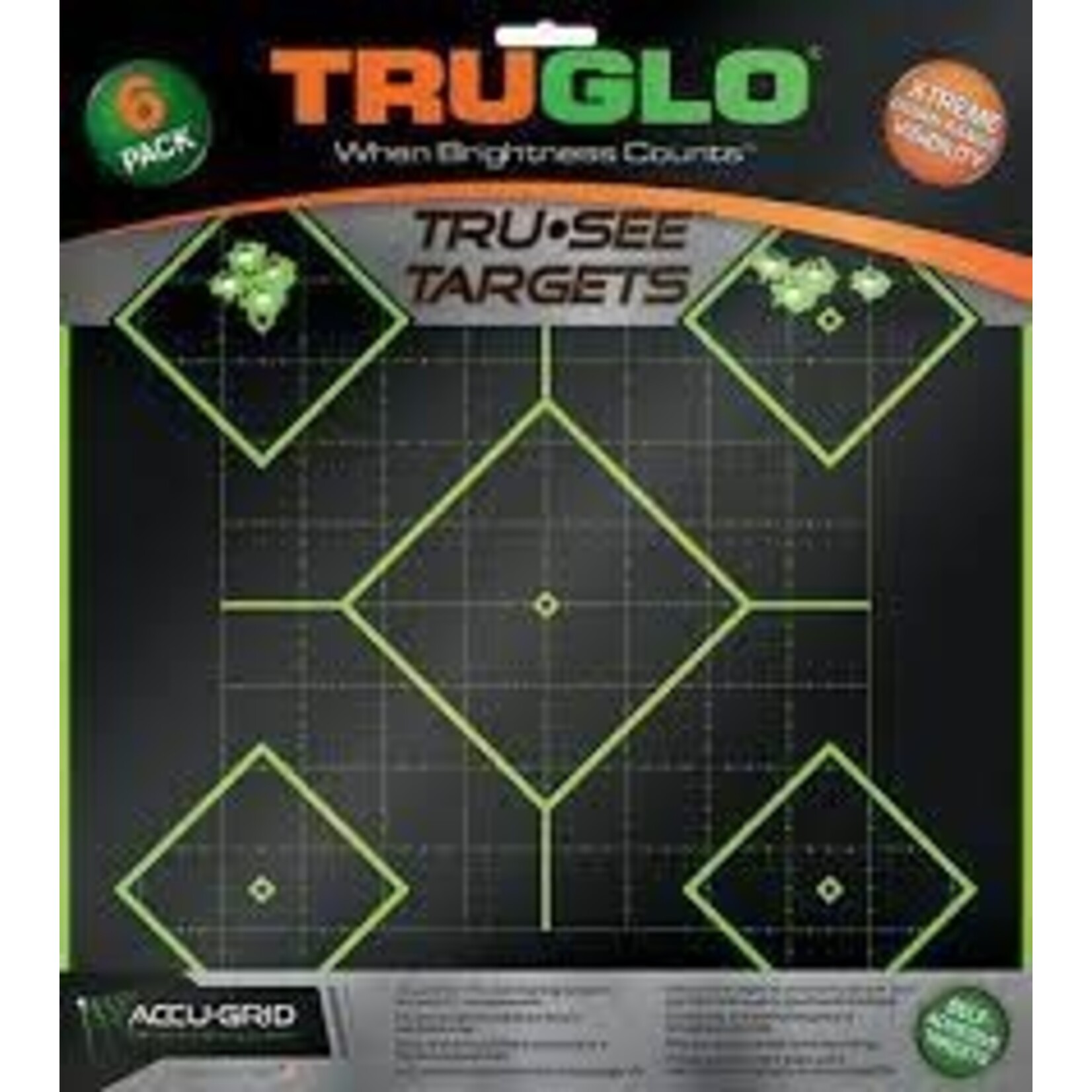 TRUGLO TRUGLO ACCU GRID 6 PK TARGETS