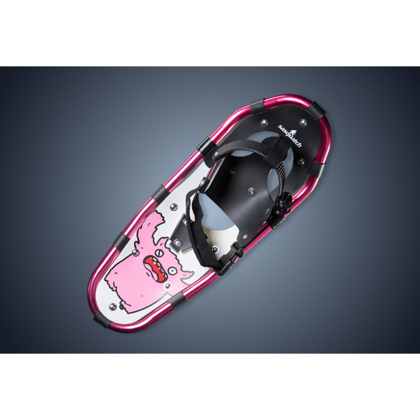 POWERTEK HOCKEY SASQUATCH SNOW SHOES POWERTEK 6 X 18 +BAG RED/PINK