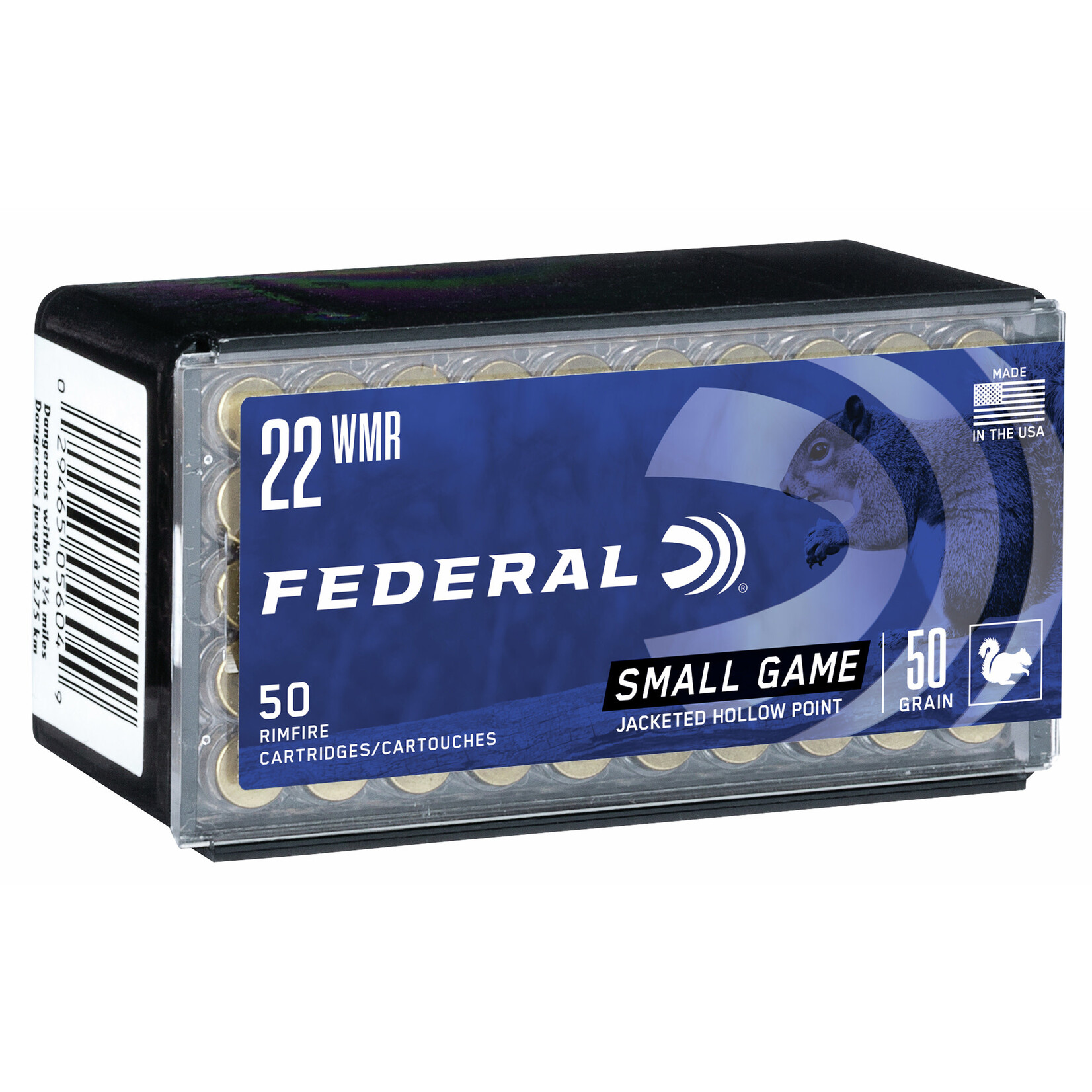 FEDERAL FEDERAL 22 WMR 50GR JHP GAME-SHOK JHP 757