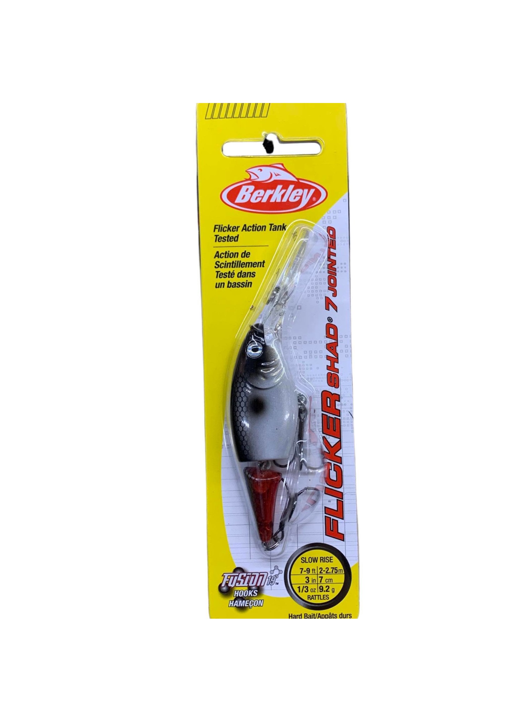 Berkley Flicker Shad #7 - Clear - Precision Fishing