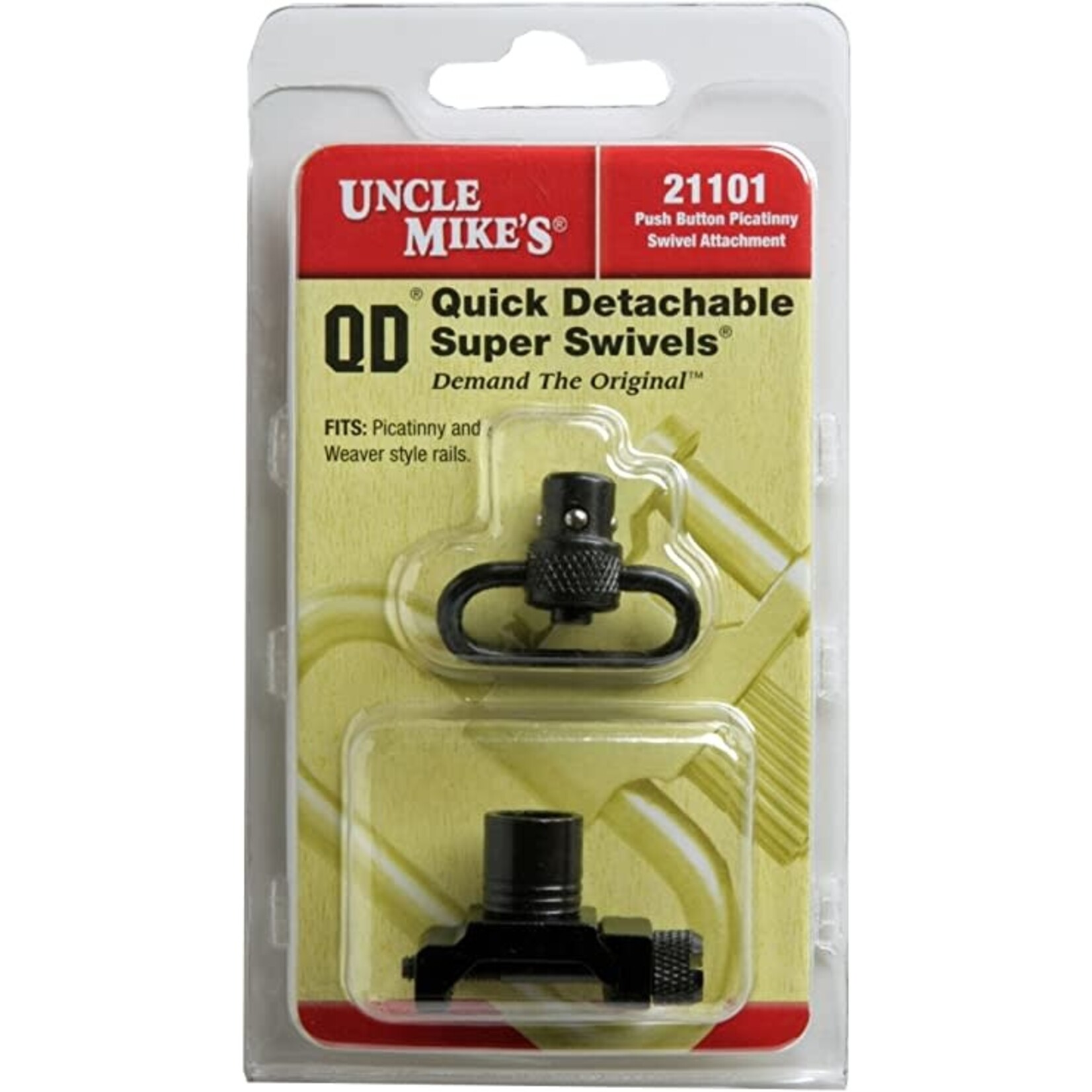 UNCLE MIKE'S UNCLE MIKES PUSH BUTTON QUICK DETACHABLE SWIVEL 1" 21101