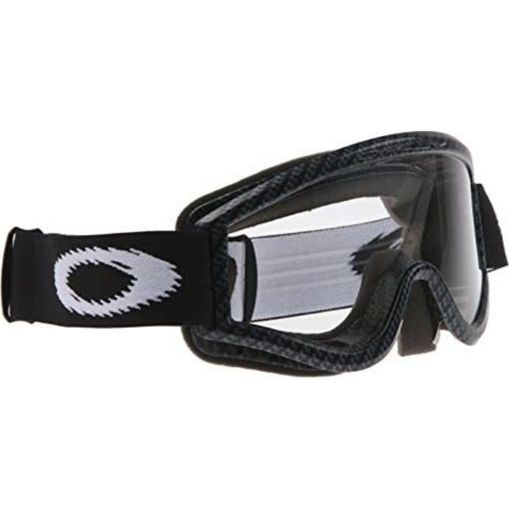 OAKLEY L FRAME CARBON FIBER W/ CLEAR LENSE GOGGLES