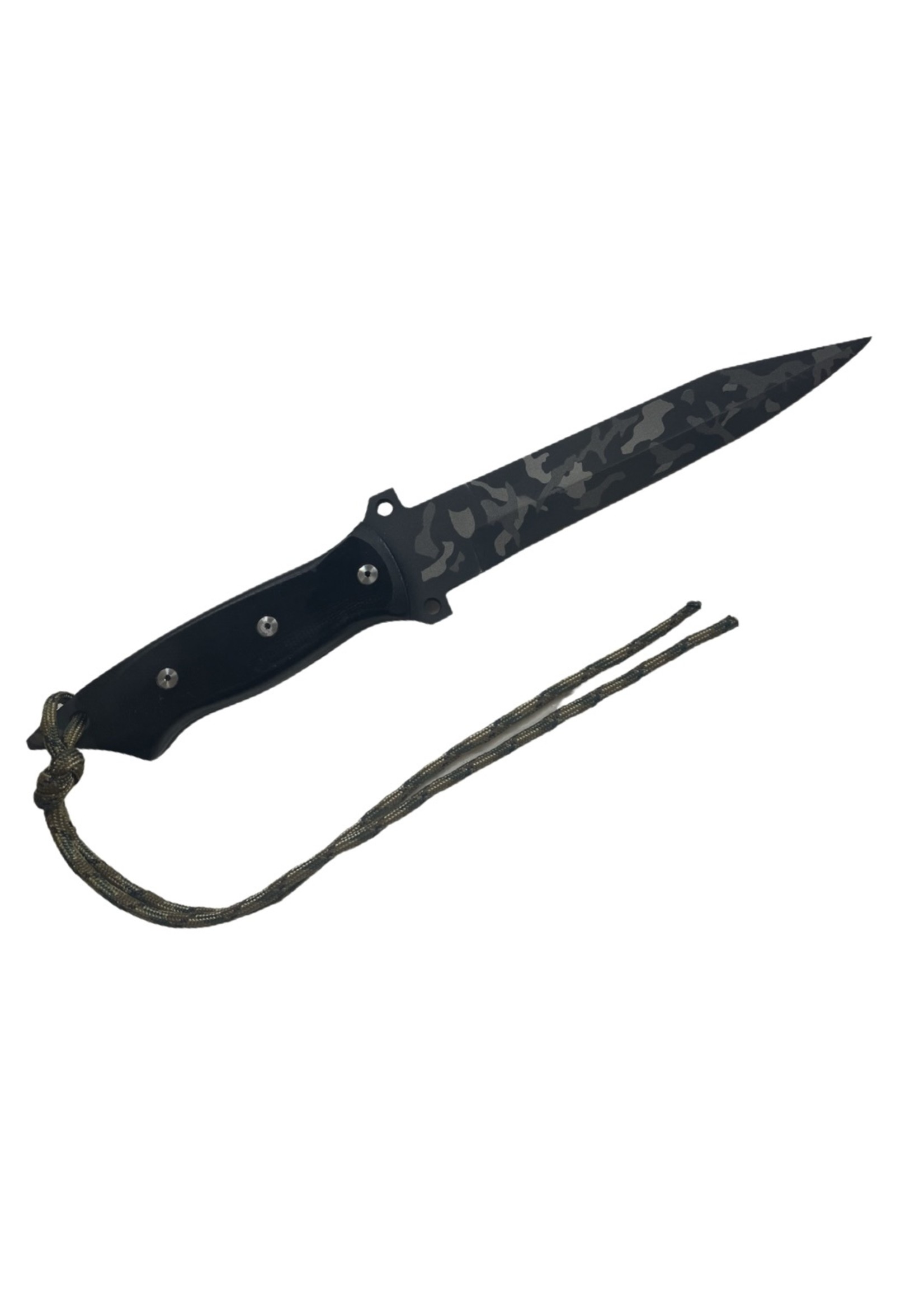 MORRIS KNIVES FIGHTER KNIFE 6 1/2" BLADE O/L 11 1/2" G 10 BLK S30V 21-015