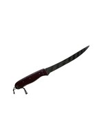 MORRIS KNIVES FILLET KNIFE UP-SWEEP 7.75” BLADE O/L 12.75” RED C-TEC WHITE LINERS AEB-L 21-027